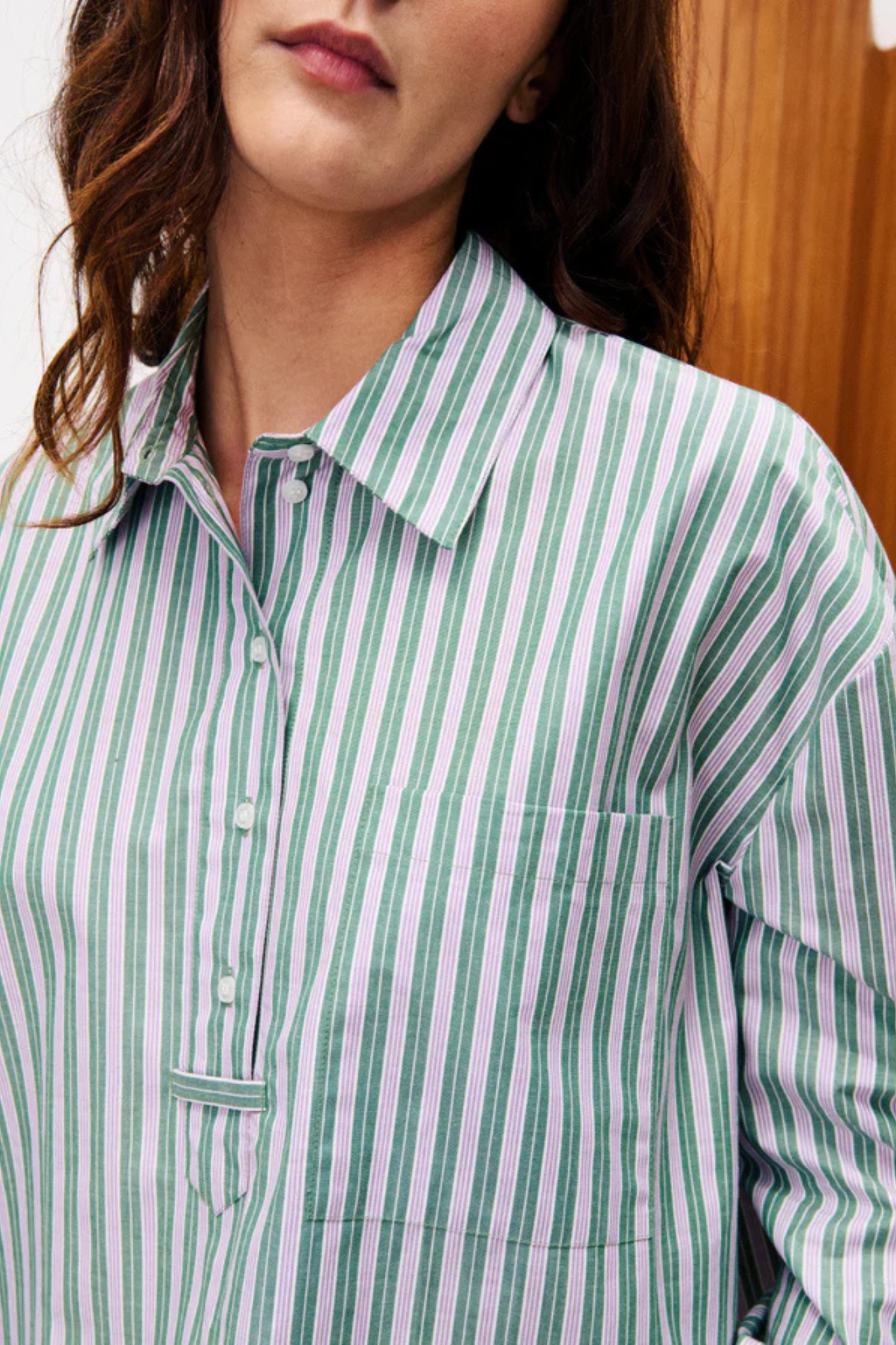 POTHOS SHIRT - MOSS GREEN