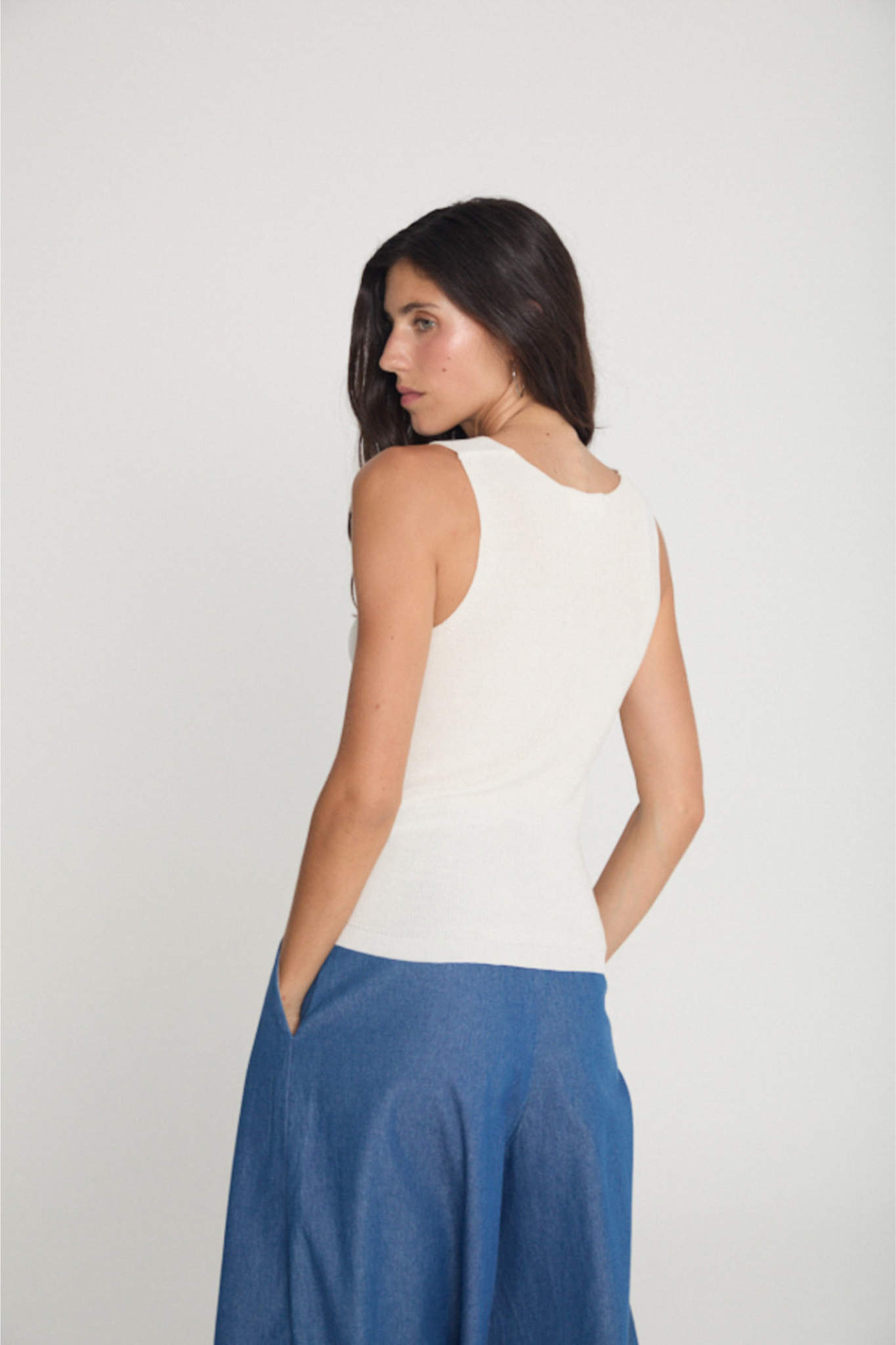 RUMENI TOP - WHITE