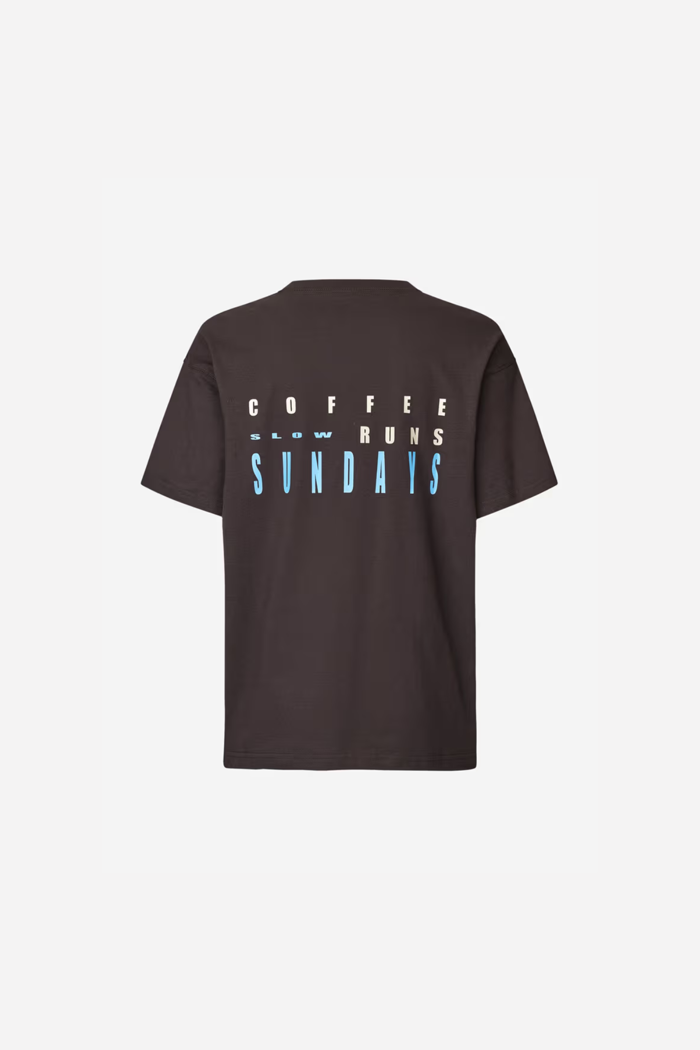 KULLA SS T-SHIRT - CHOCOLATE SUNDAY