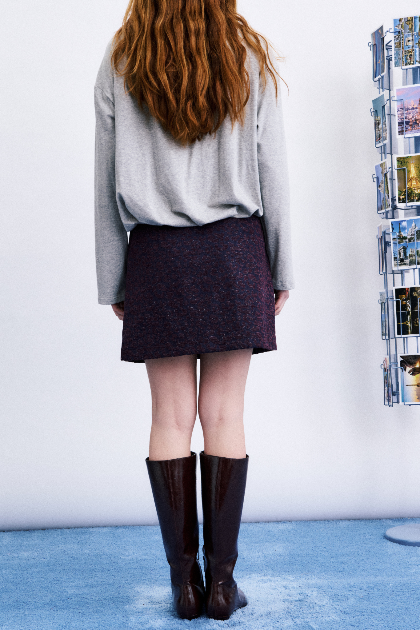 JEJU SKIRT - BORDEAUX