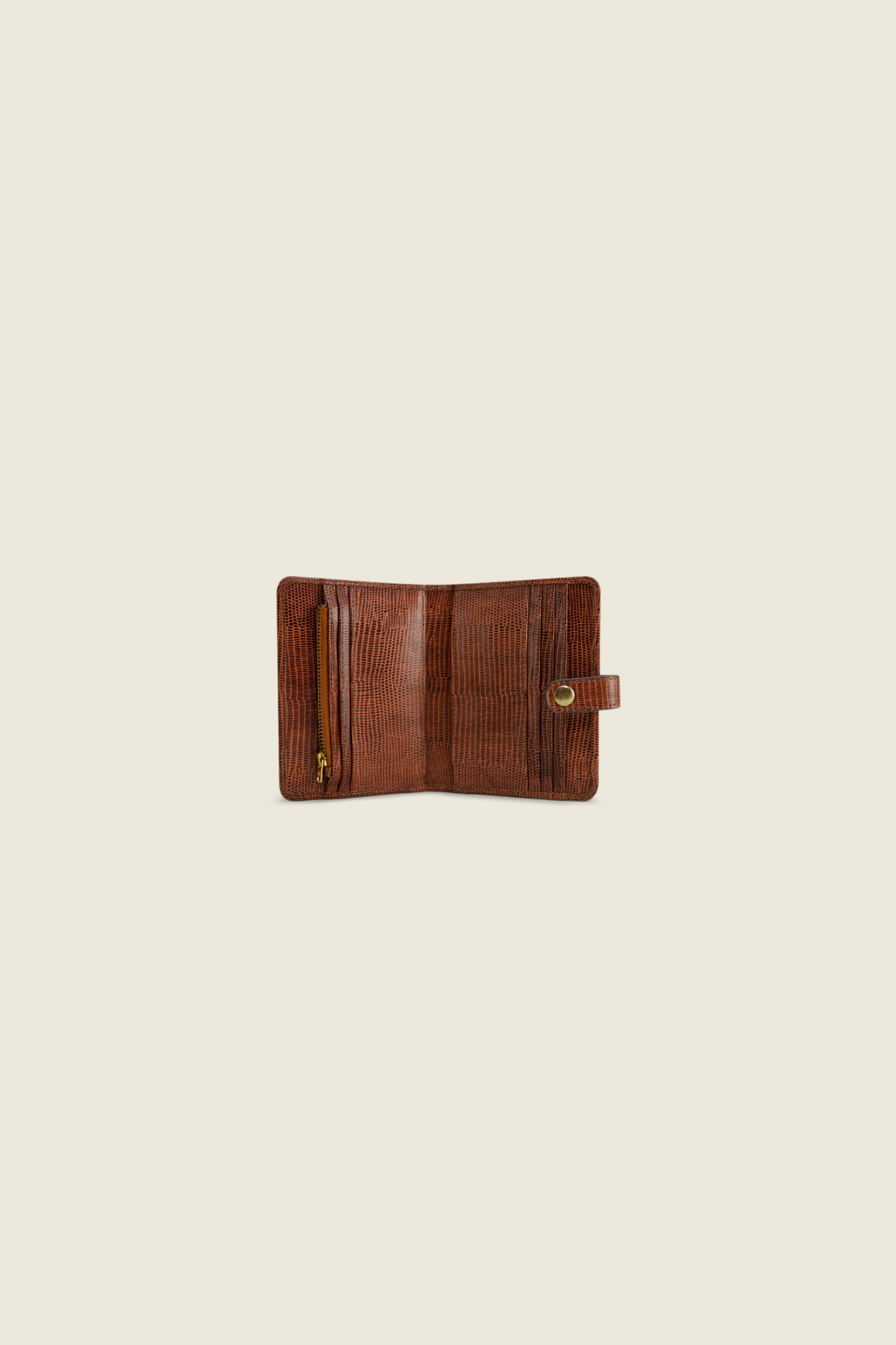JEANNE 1960 WALLET - AMBER