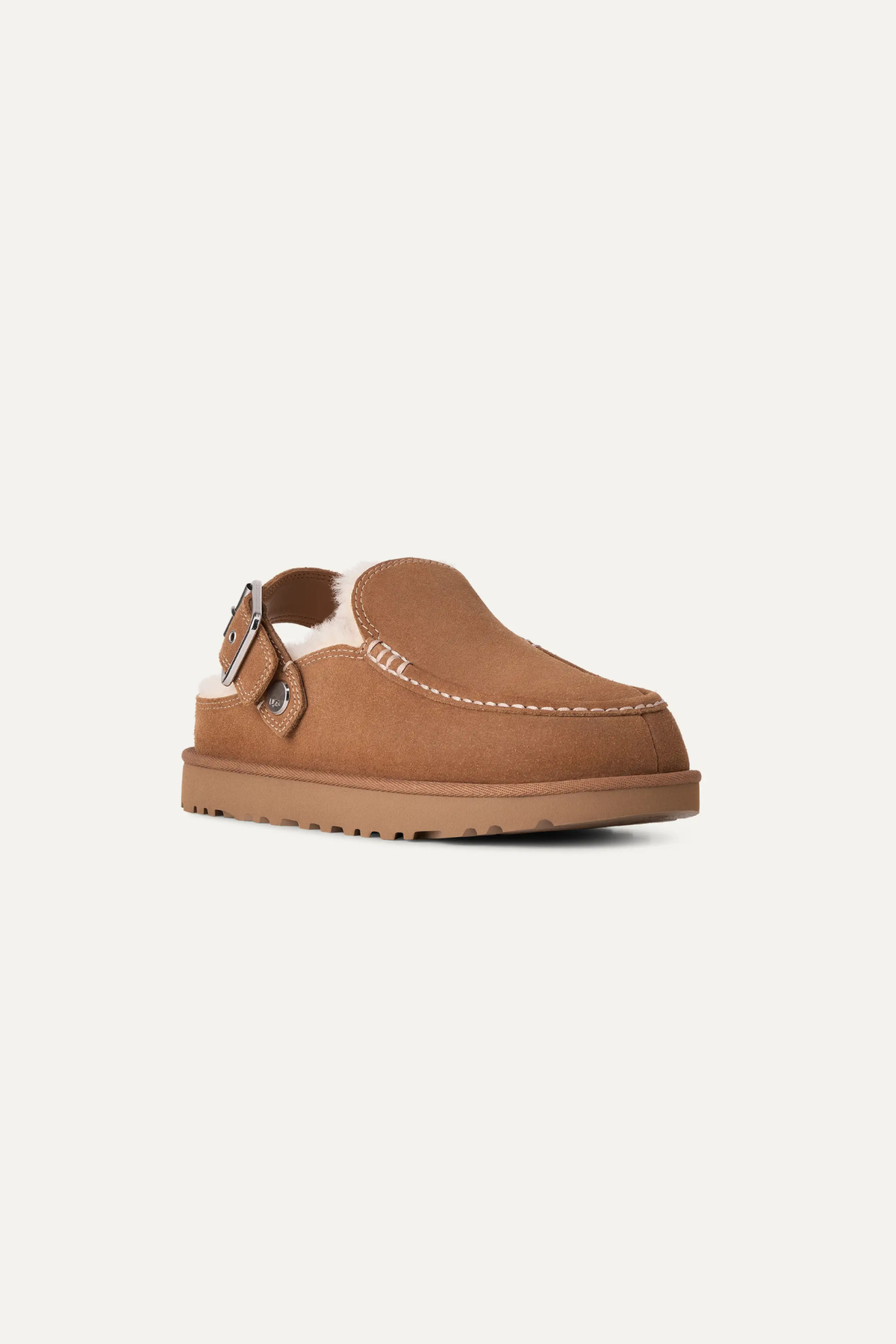 GOLDENSTAR EVELINA CLOG WOMEN SHOES - CHESTNUT