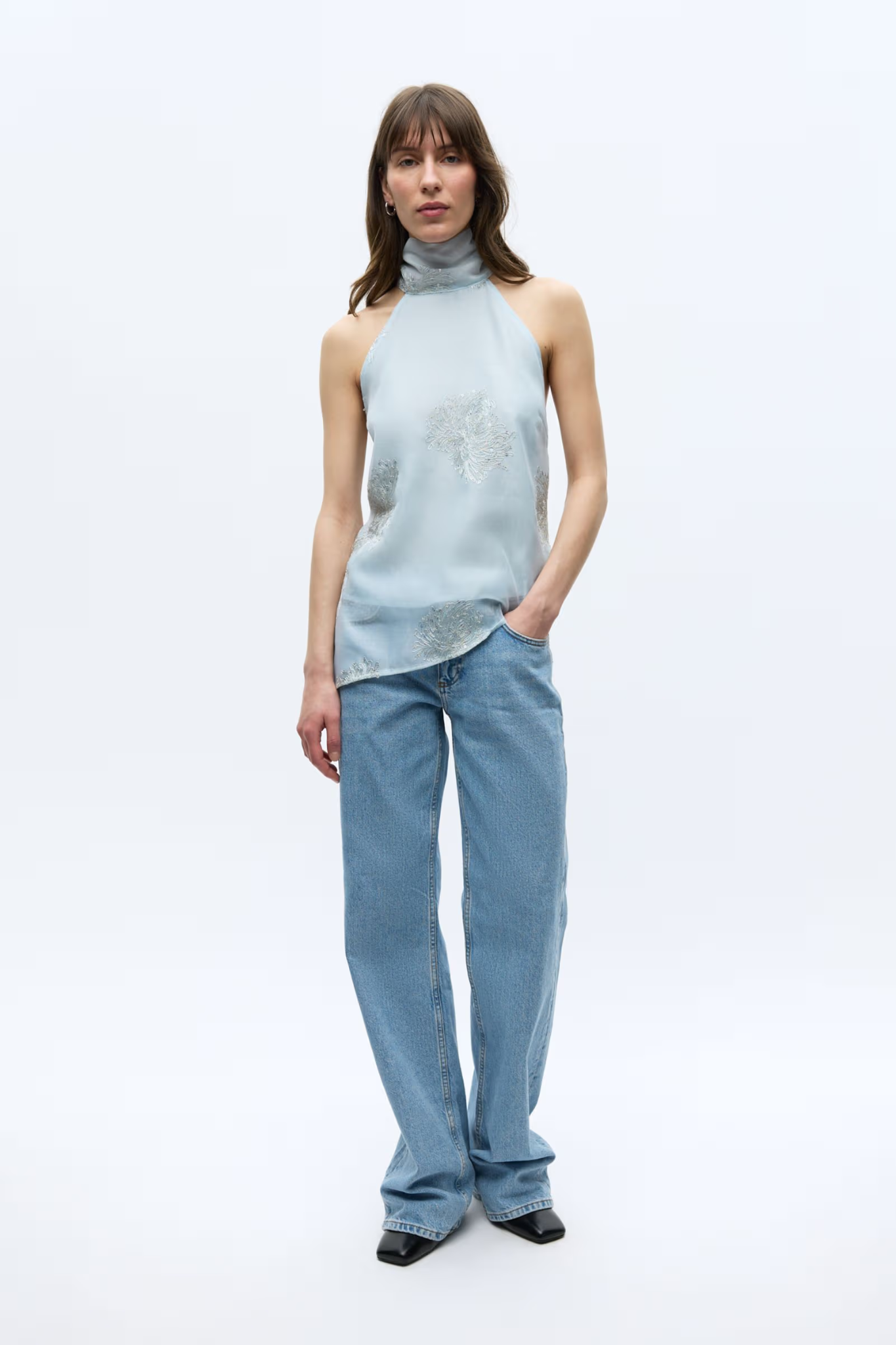 YOLANDA TOP - COOL BLUE
