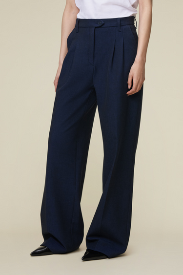 WANDA SUIT PANTS - NAVY