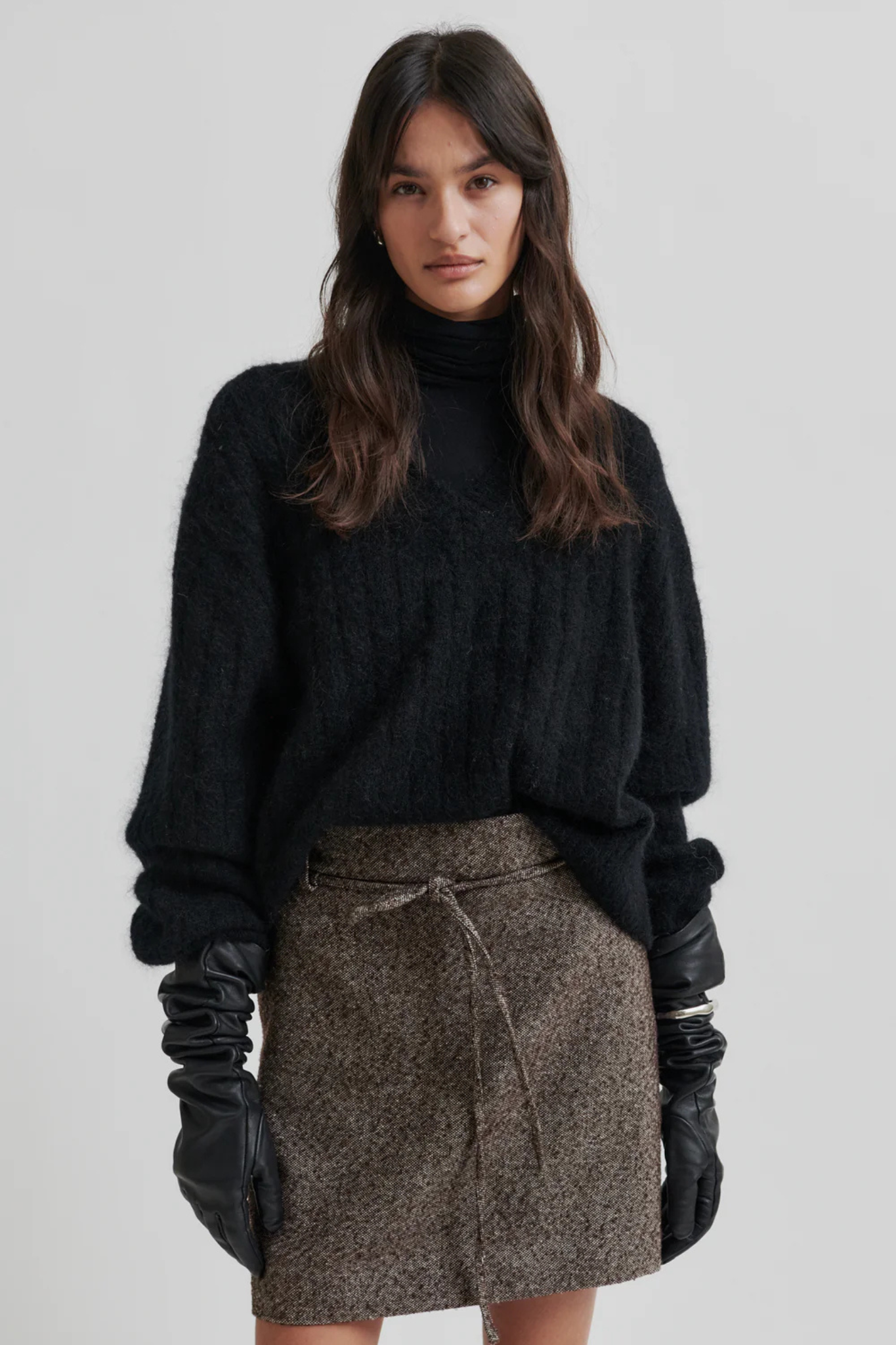 ARBOR SKIRT - CHOCOLATE PLUM