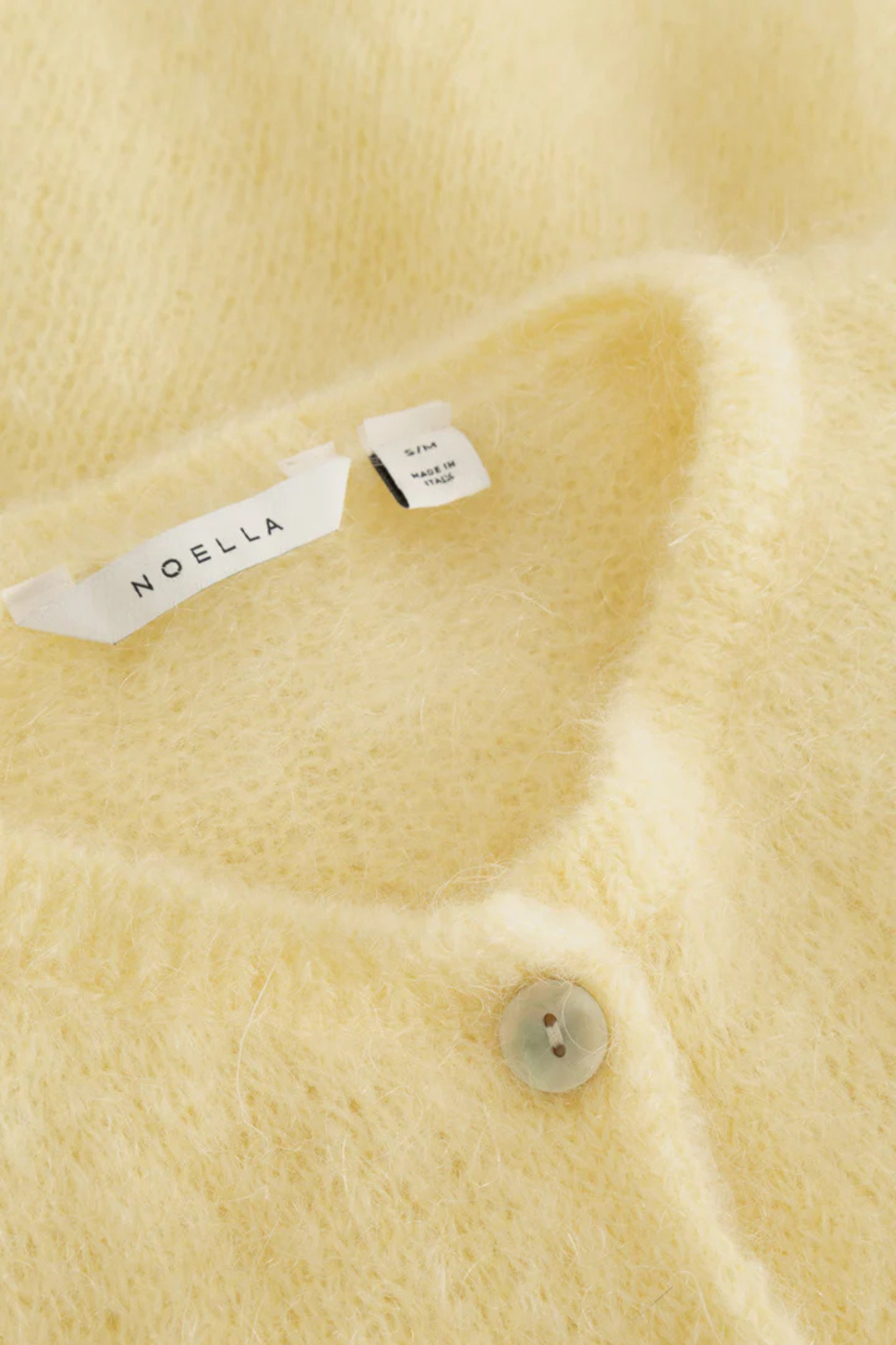 LORELL KNIT CARDIGAN - LIGHT YELLOW