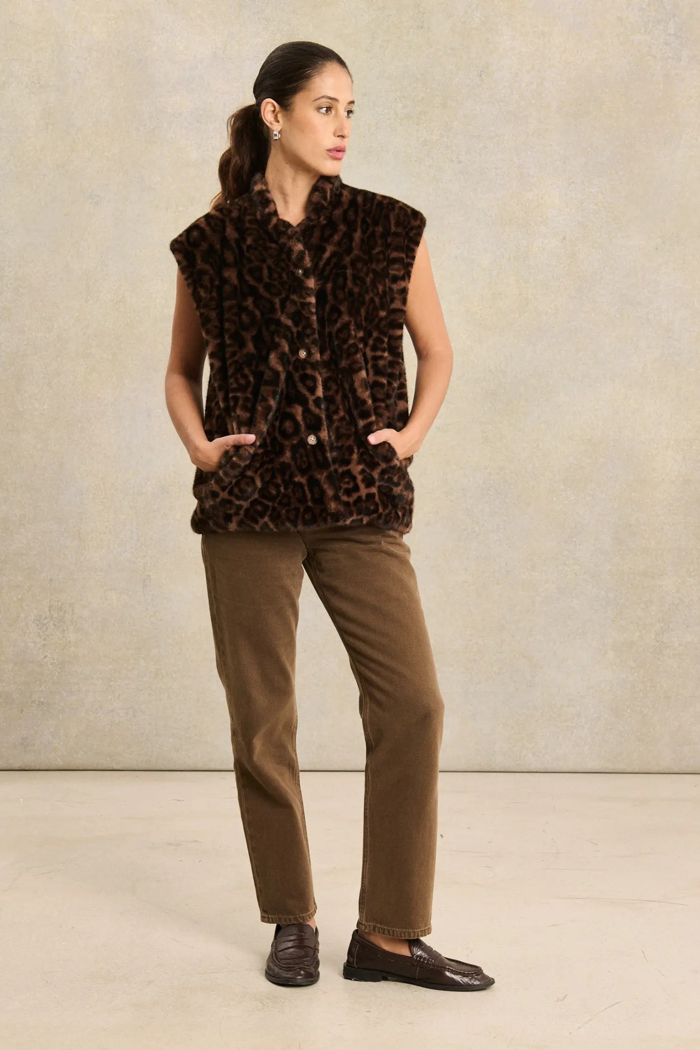 BIANCA MINK VEST - LEO BRUN