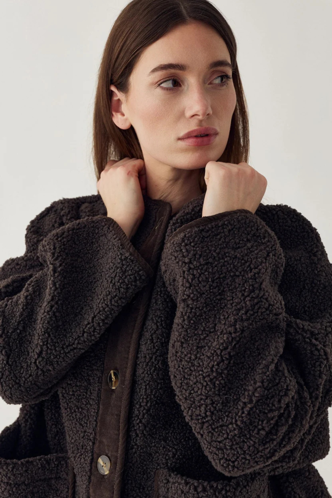 MALAIKA JACKET - DARK WOOD