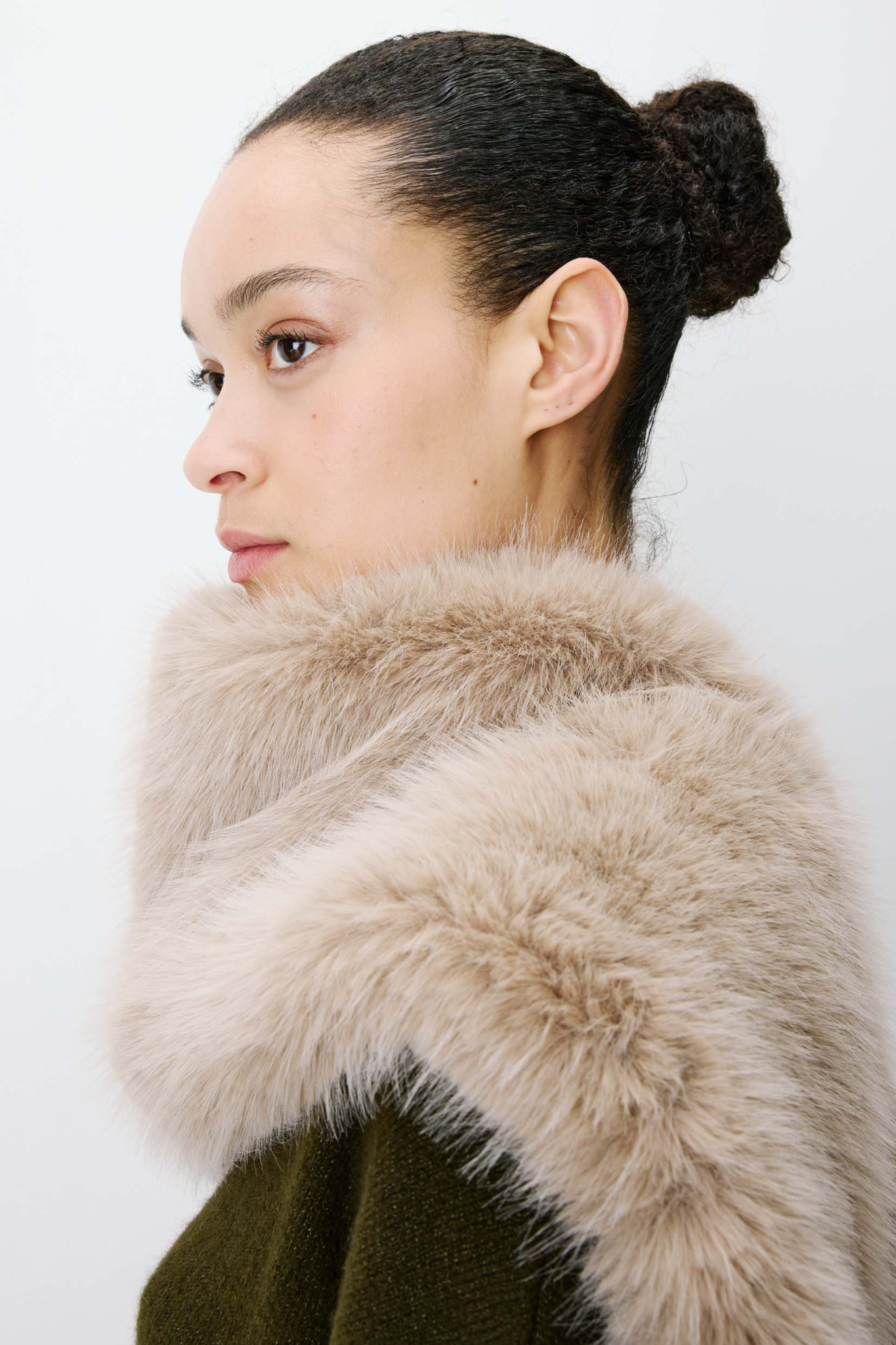 AMINA SCARF - BEIGE