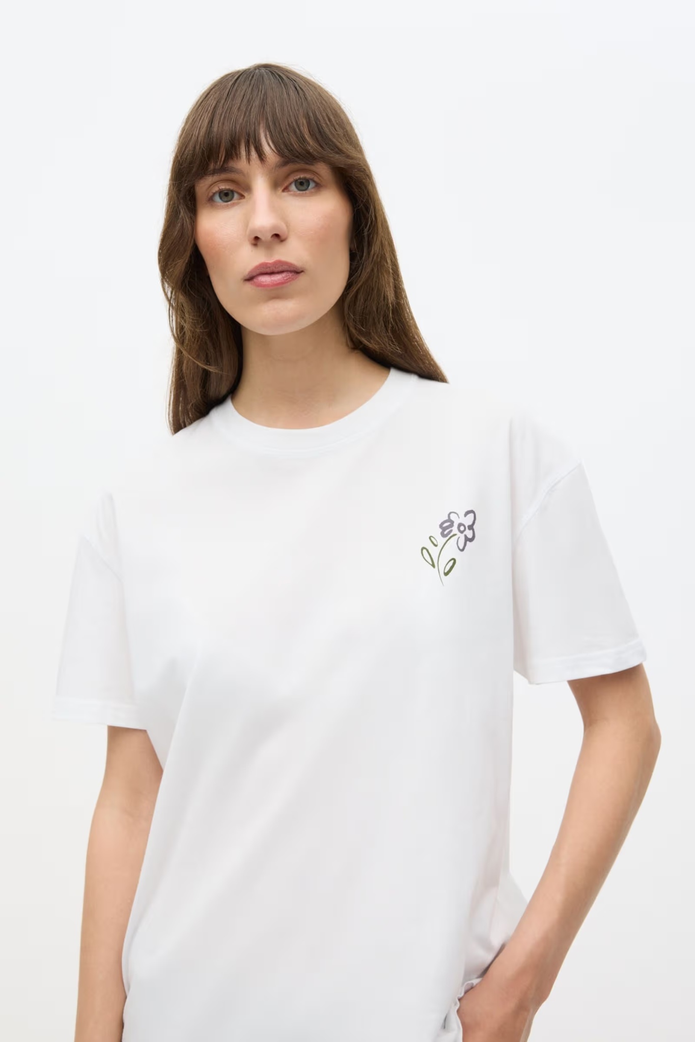 KULLA SS T-SHIRT - FLOWER DAYBREAK