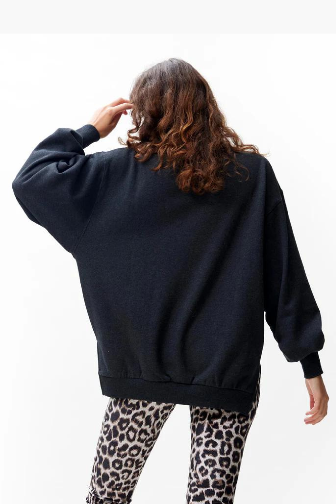 RELAXED SWEATER - GREY MELANGE