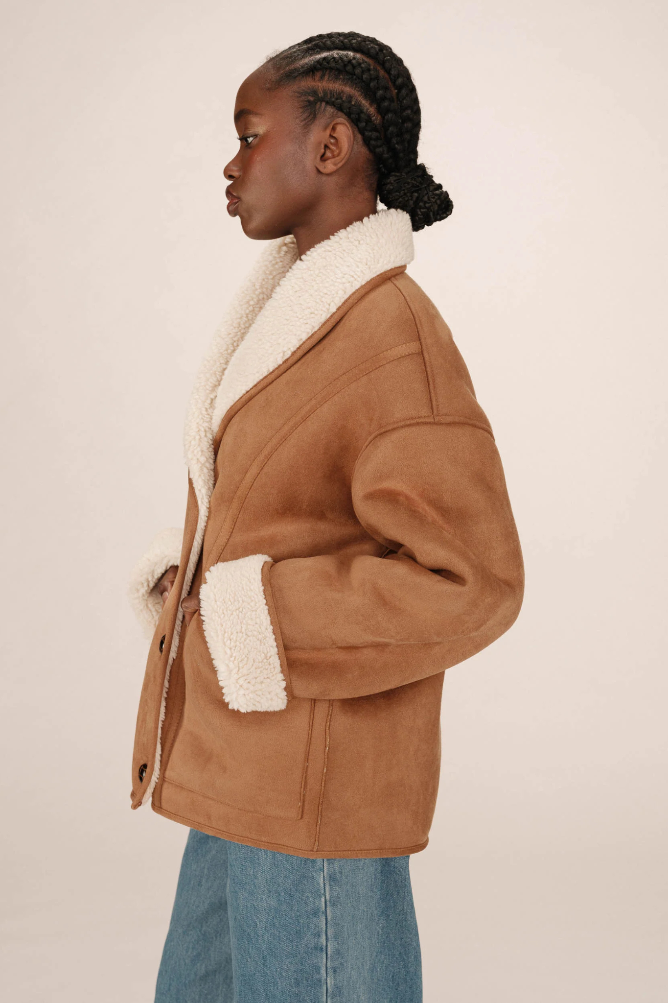 SWAN COAT - CAMEL