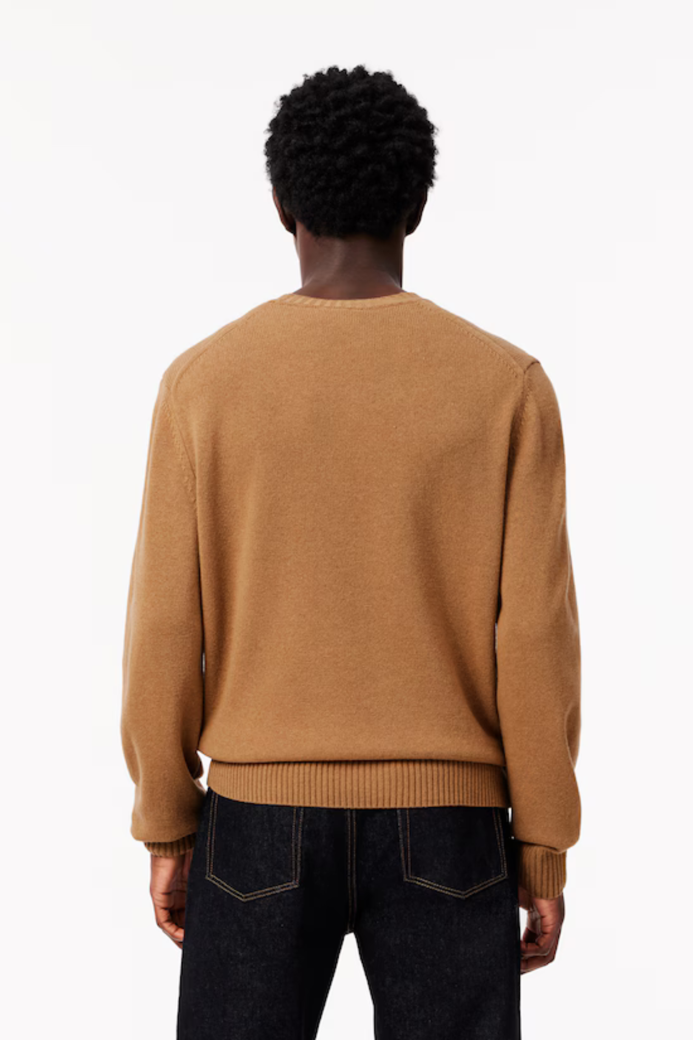 1HA1 MEN'S SWEATER - BROWN SIX