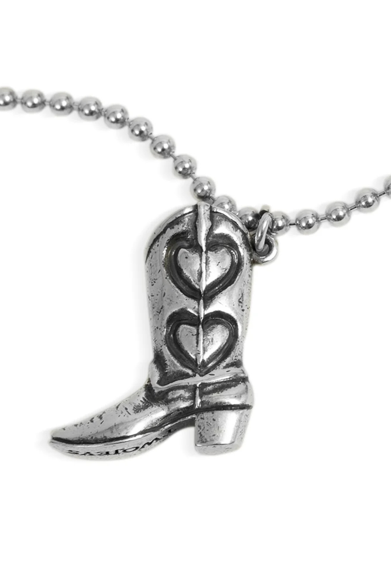 BOOT NECKLACE - SILVER