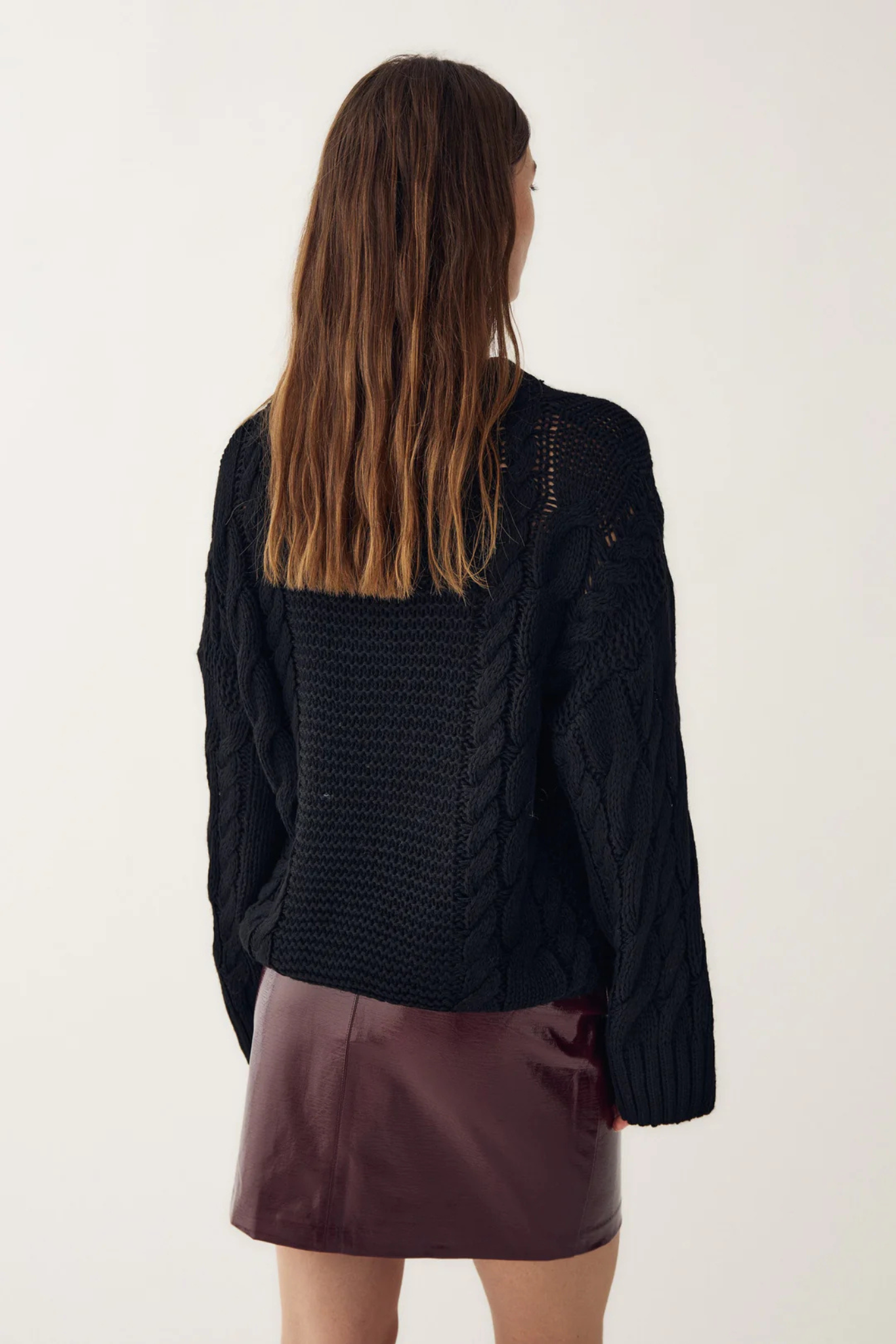 LOVETTA SH SKIRT - DUSTY MAHOGANY