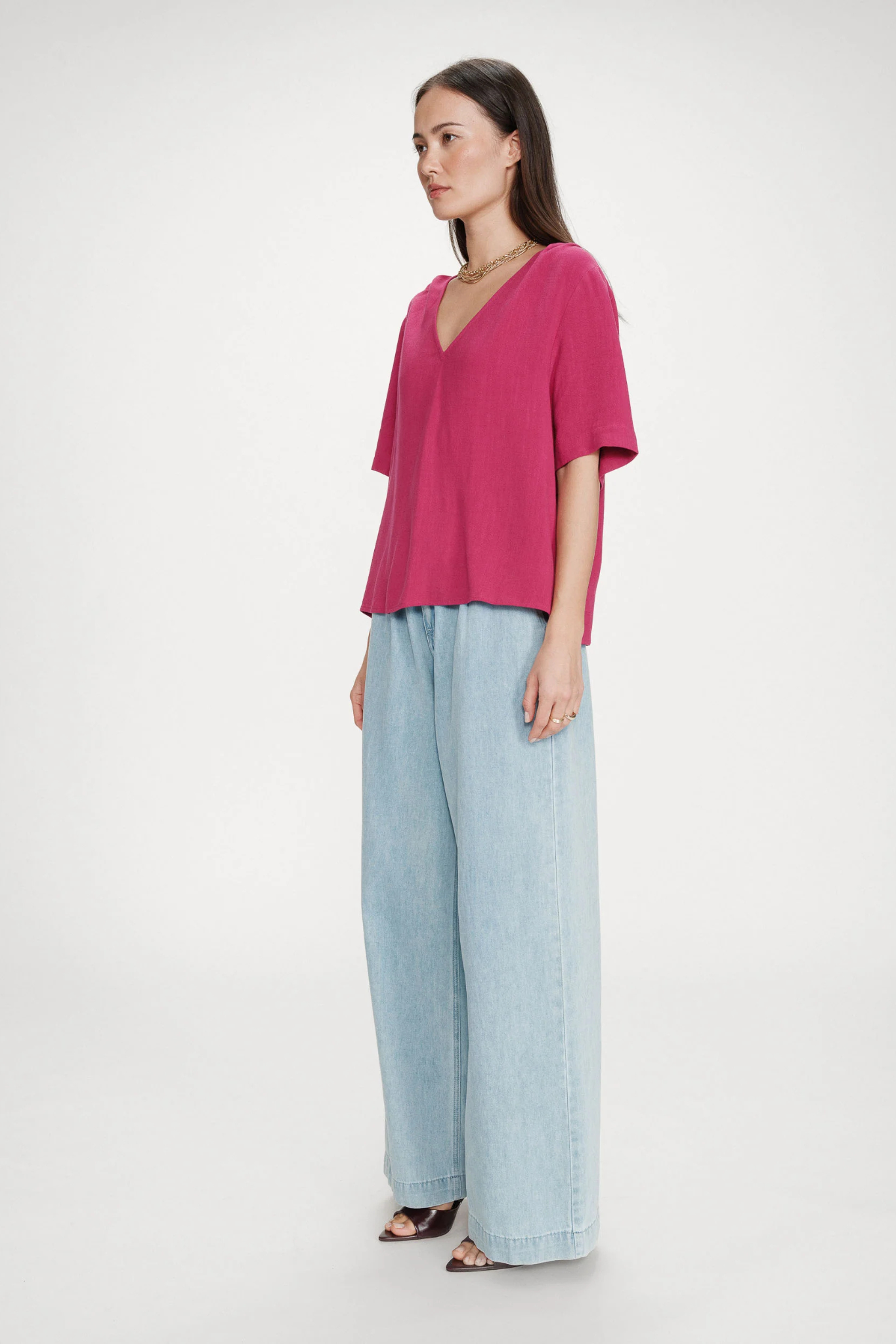 VIOLON TOP - FUSCHSIA
