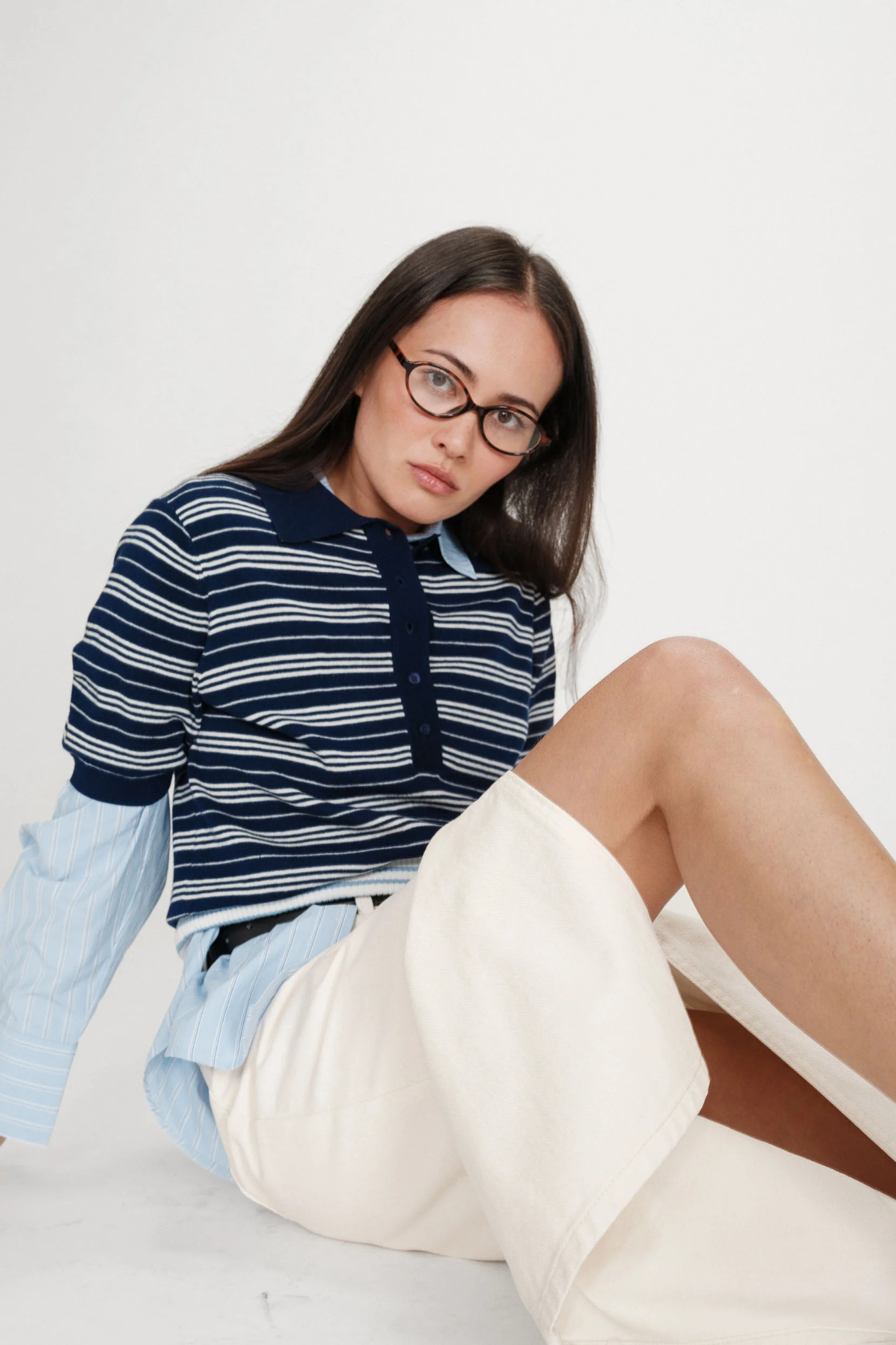 VERACRUZ POLO SHIRT - MARINE