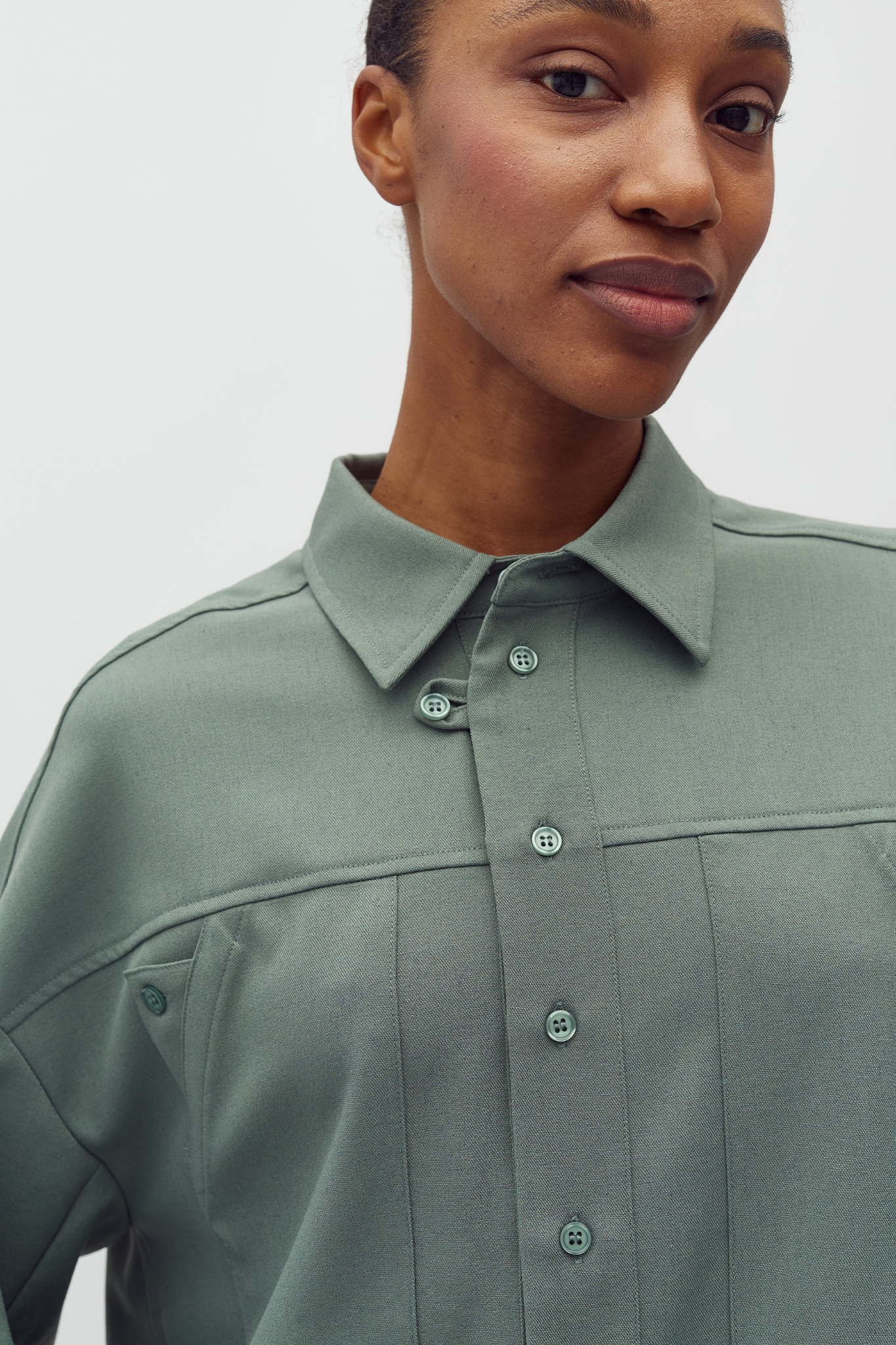 LEYVA SHIRT - ICEBERG GREEN MELAN