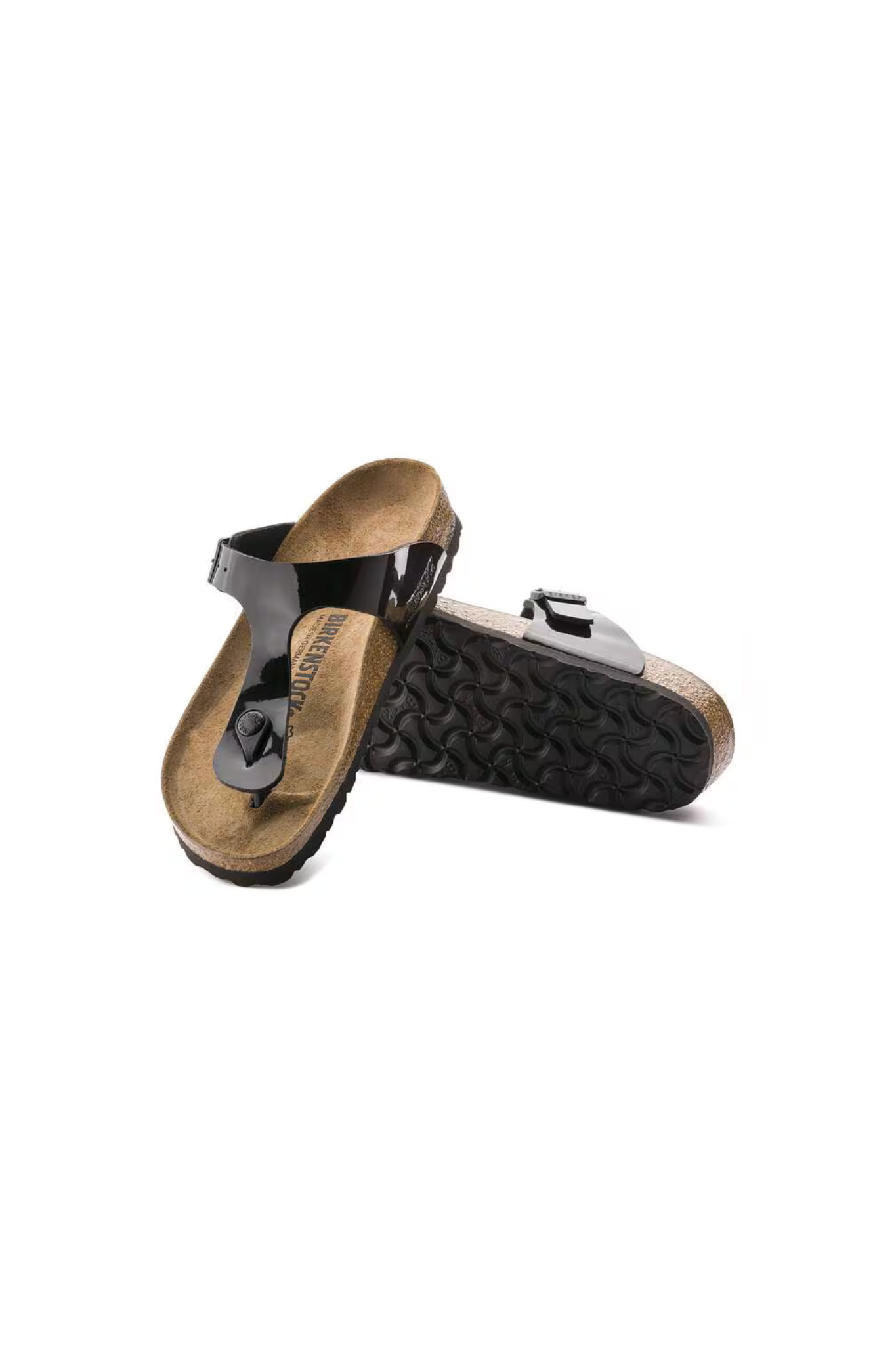 GIZEH BS WOMEN SANDALS - BLACK PANTENT