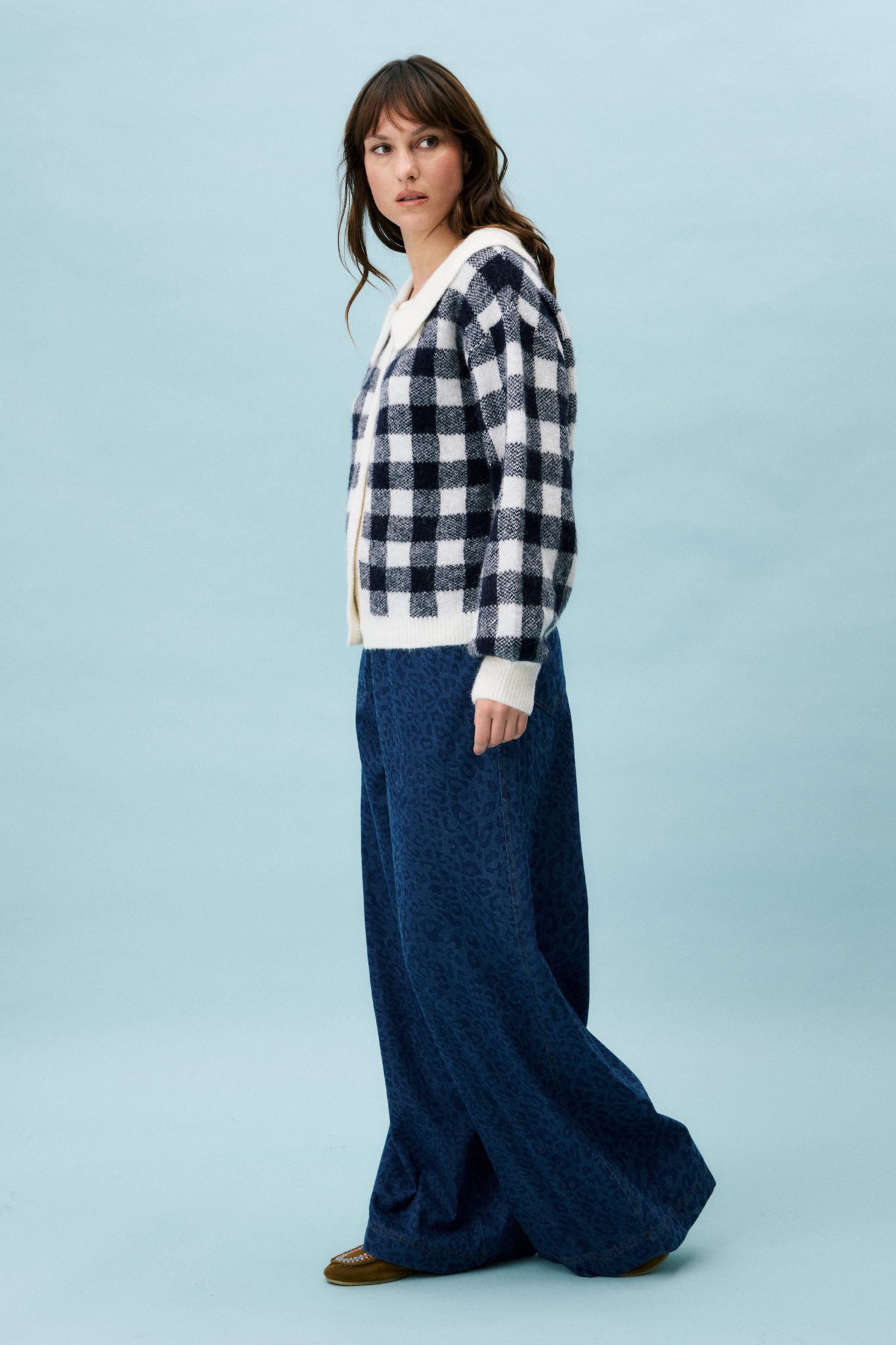 BOURGEON CARDIGAN - BLUE MARINE