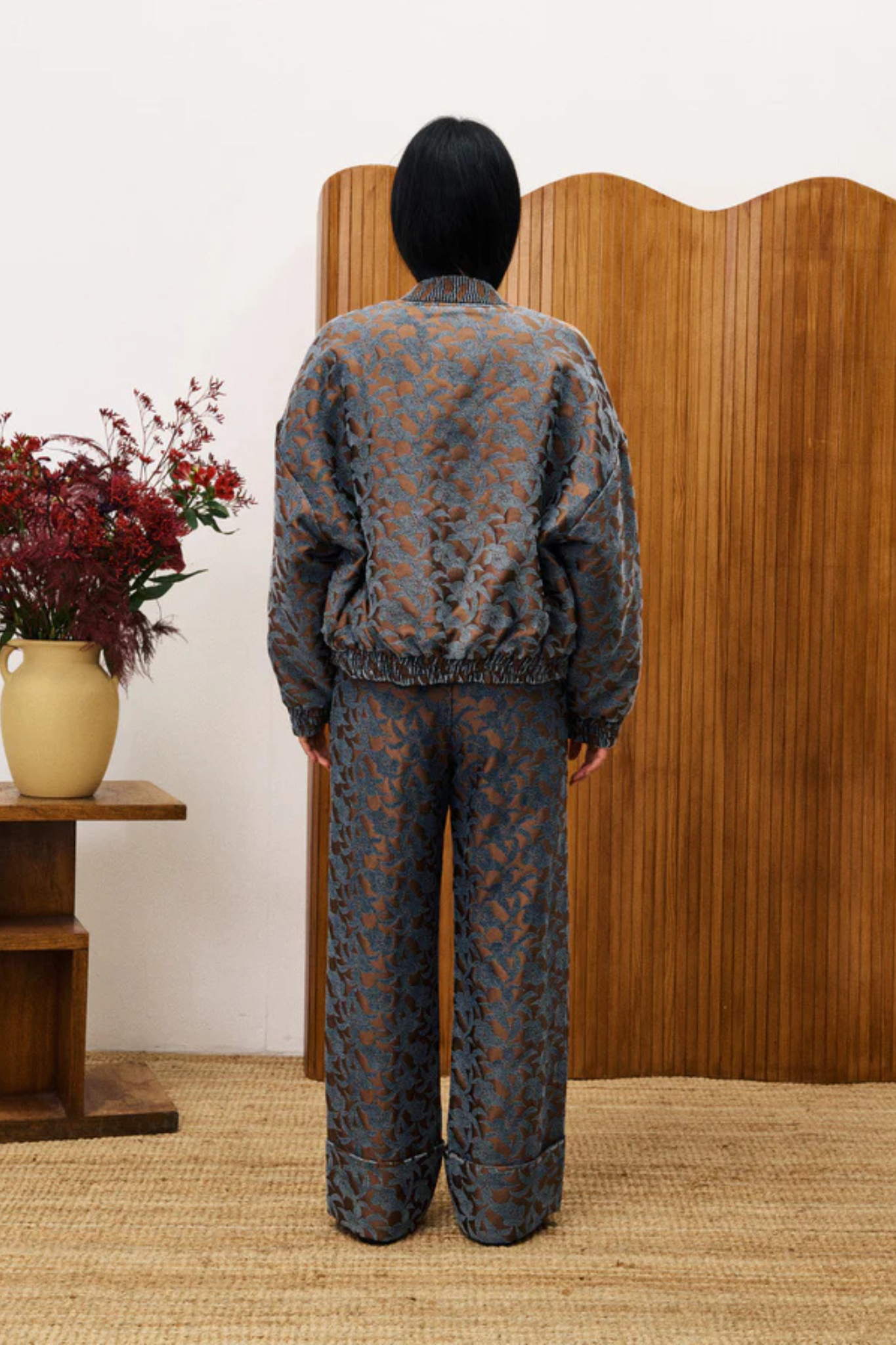 BOWIE BOMBER JACKET - ICE BROWN
