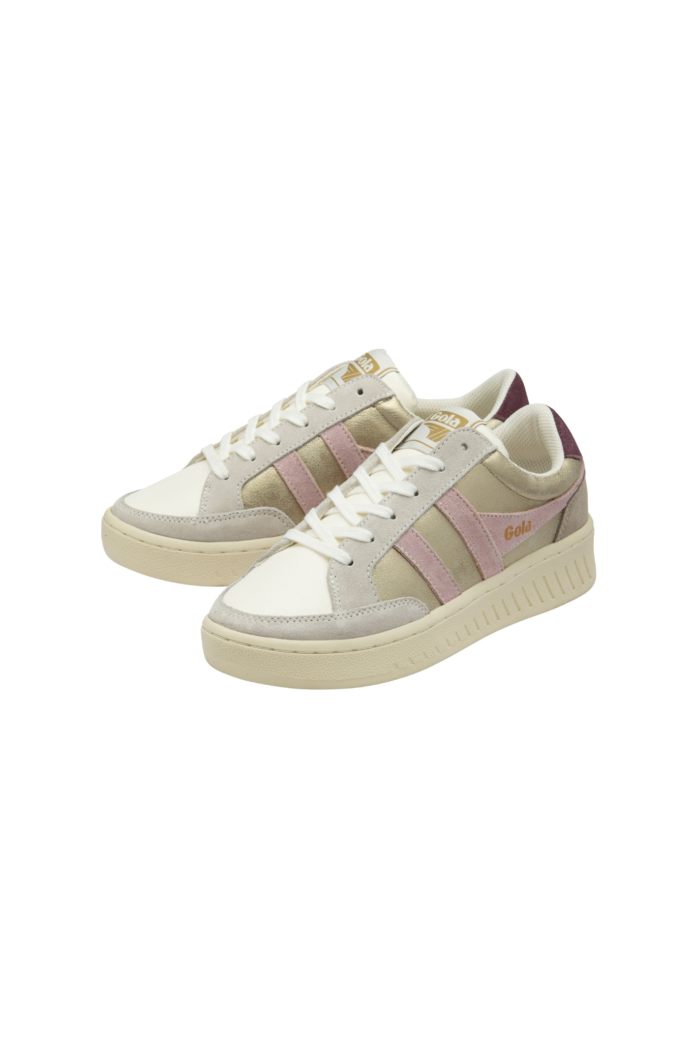 SUPERSLAM BLAZE SNEAKERS WOMEN - GOLD/CHALK PINK/WINDSOR WINE