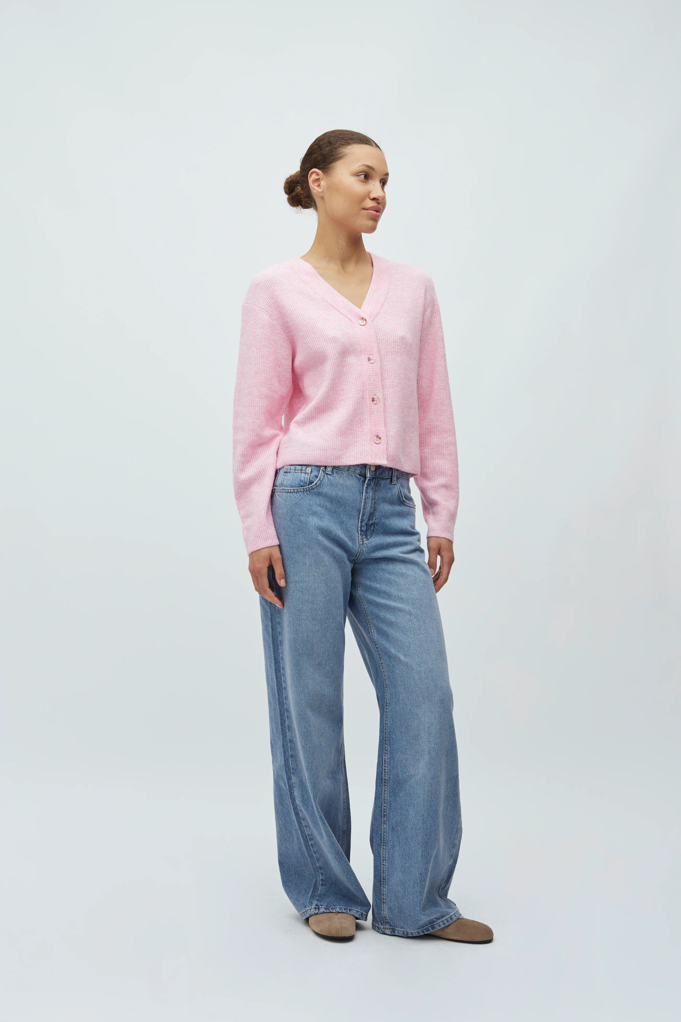 ASATO HANAE KNITWEAR - BEGONIA PINK MELANGE
