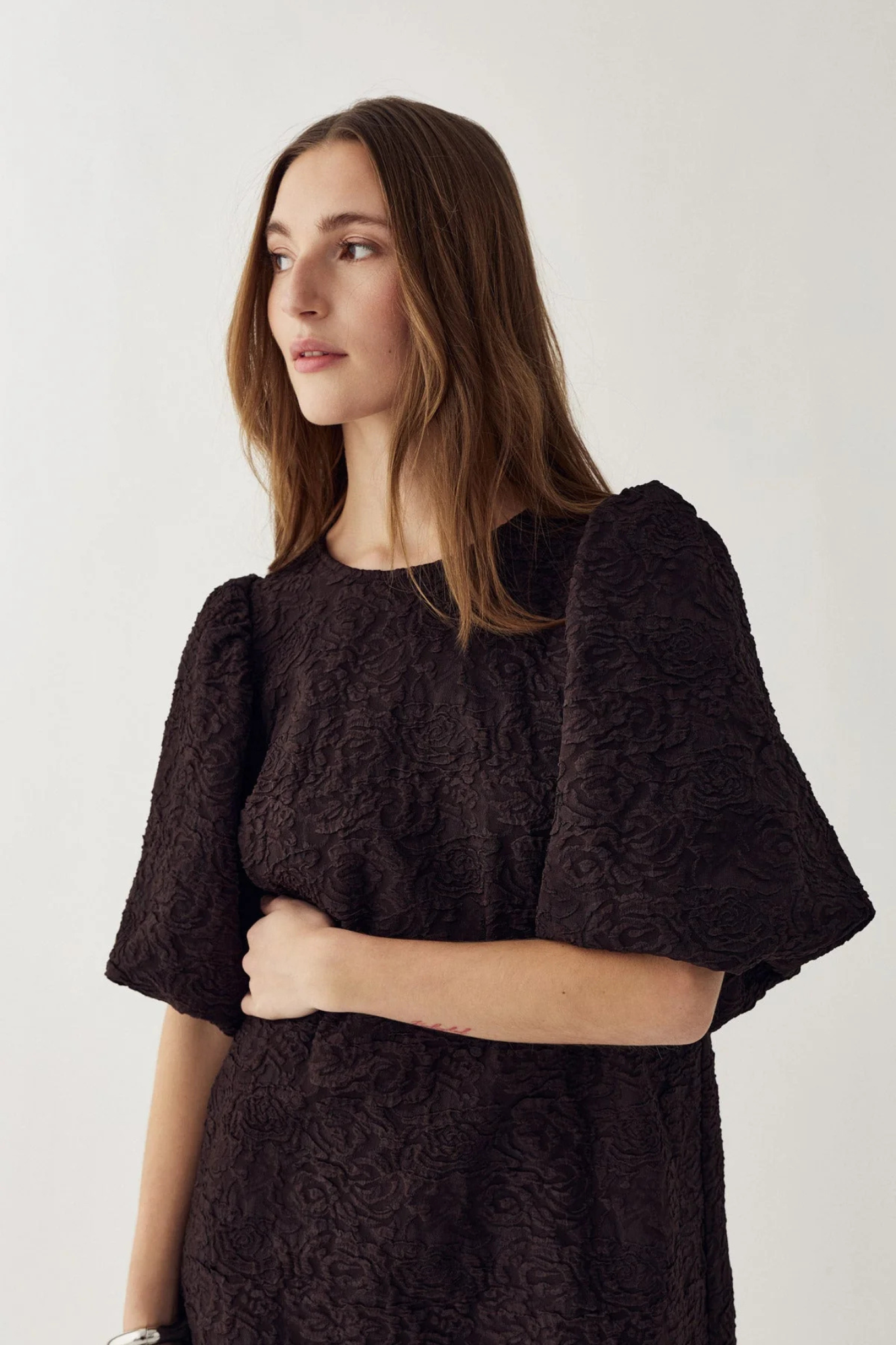 PASTIS LONG DRESS - CHOCOLATE