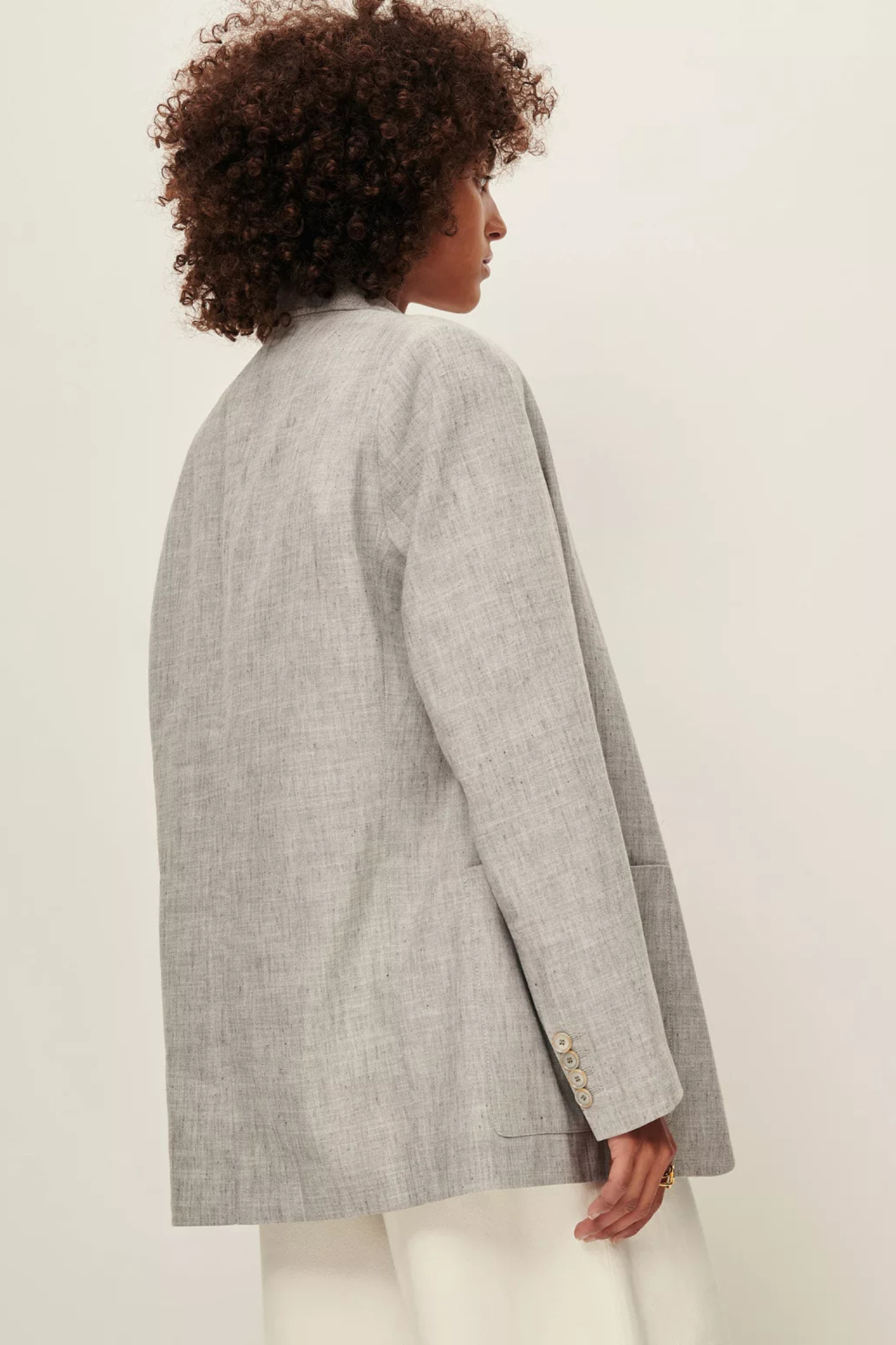 TRAN TAILORING STYLE JACKET - GREY