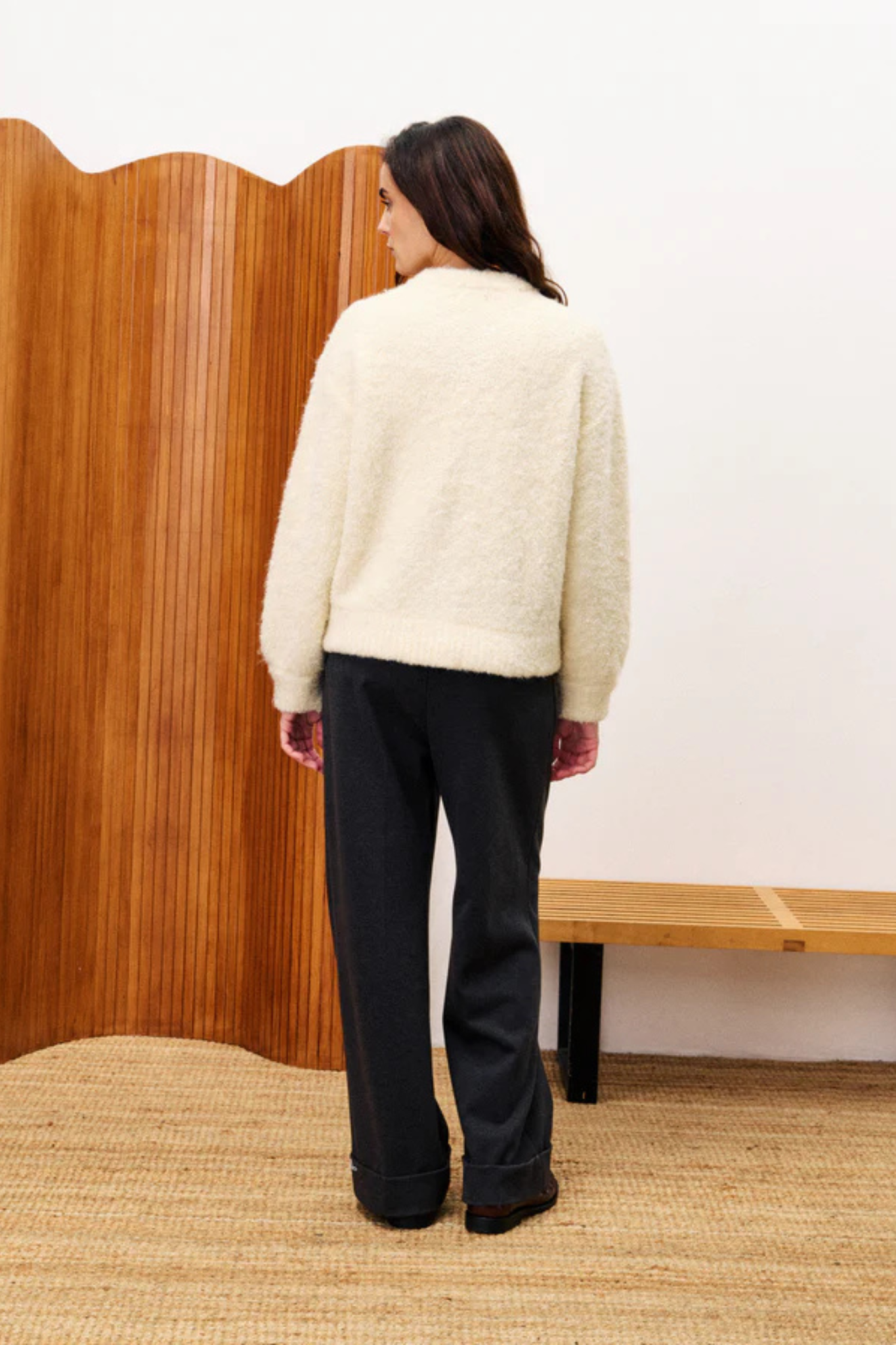SELKIRK CARDIGAN - CREME