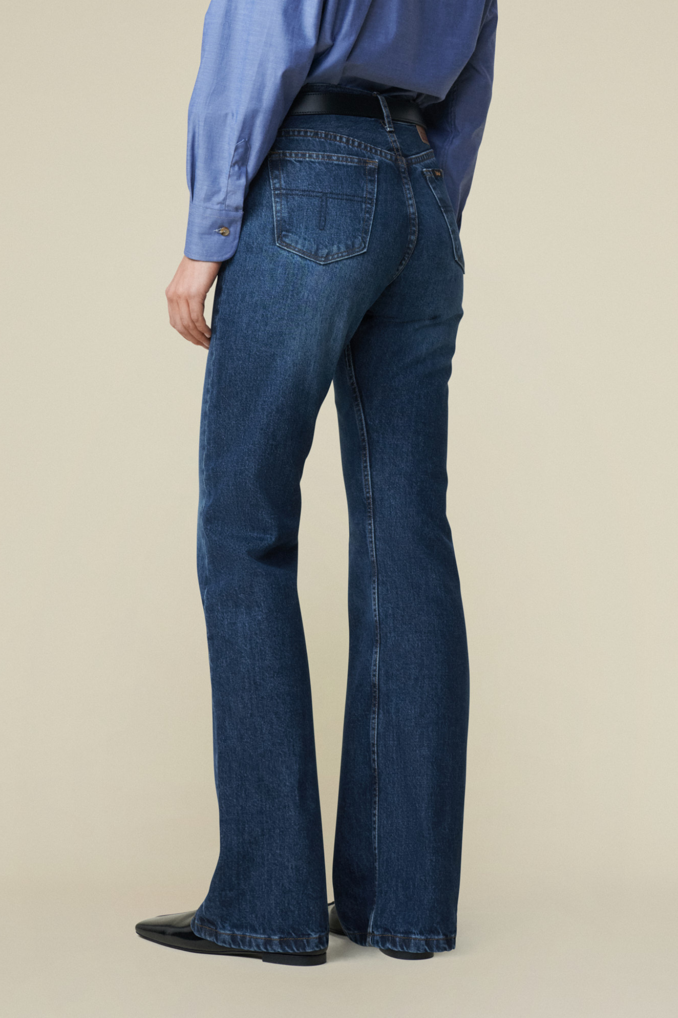 LINDSAY BOOT JEANS - DARK STONES WHISKERS