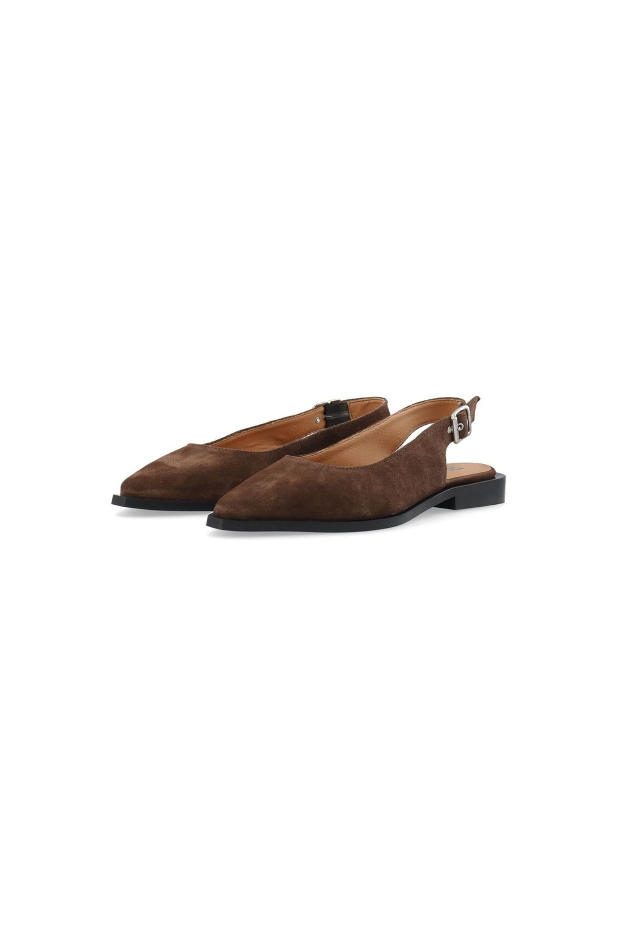 VICTORIA SLINGBACK SHOES - BROWN