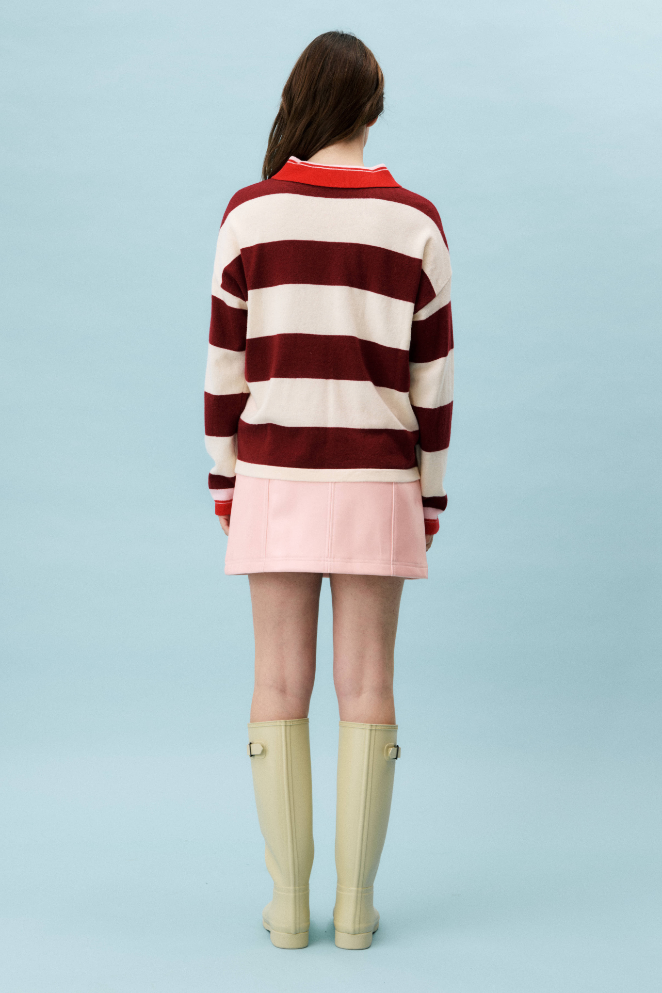 AMBROISIE PULLOVER - BORDEAUX