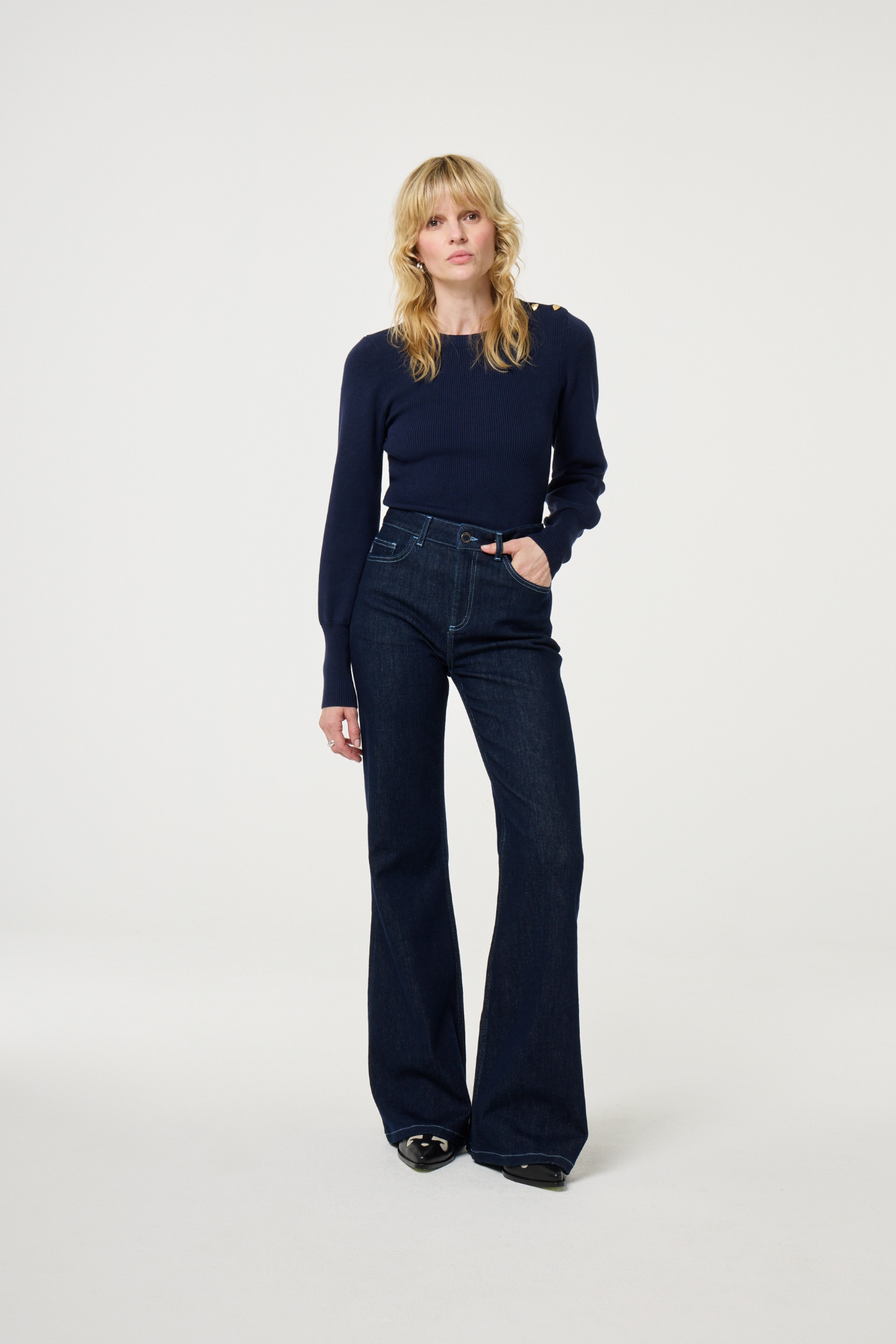VIC BOOTCUT JEANS - DARK INDIGO