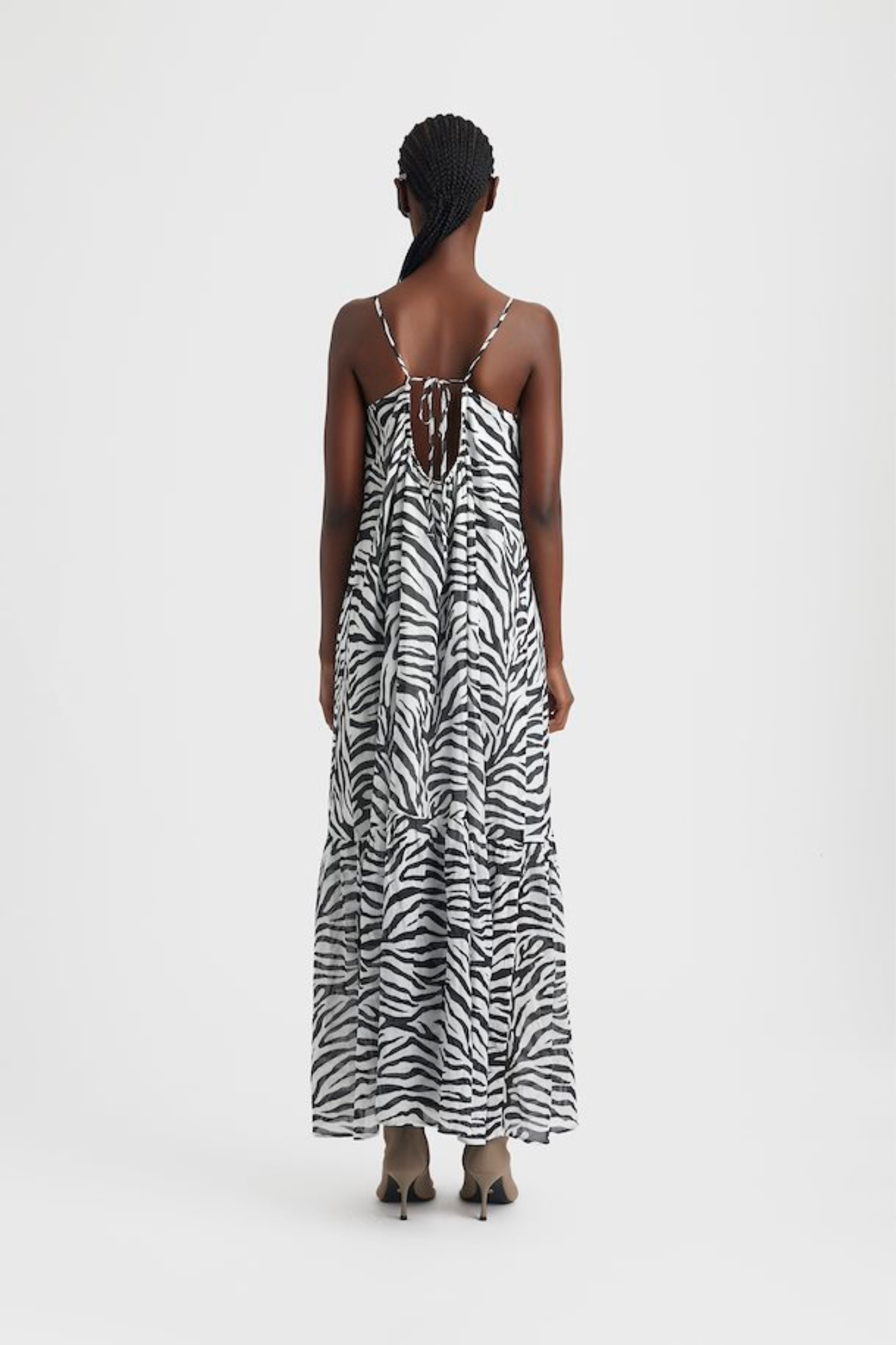 ZIALAGZ P DRESS - WHITE TIGER