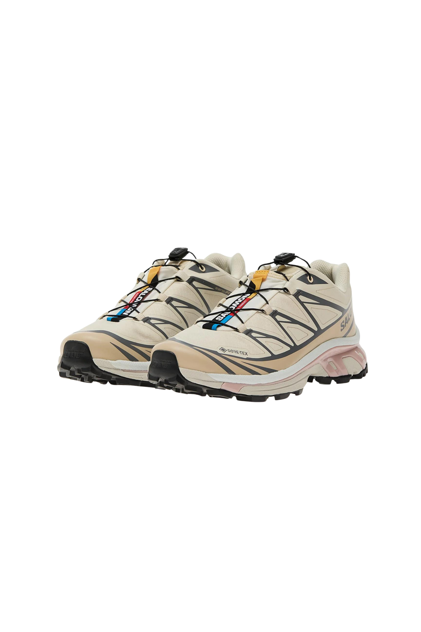 XT-6 GTX SNEAKER - ALMOND MILK/FEATHER GREY/PALE MAUVE