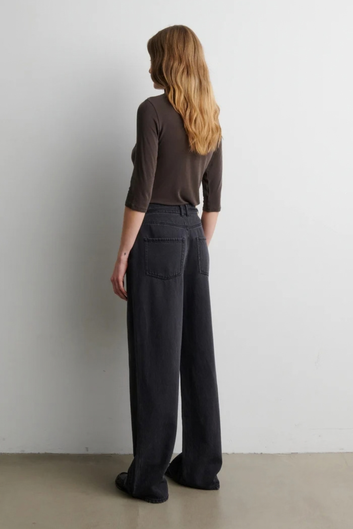 IRVANA DENIM JEANS - PEWTER