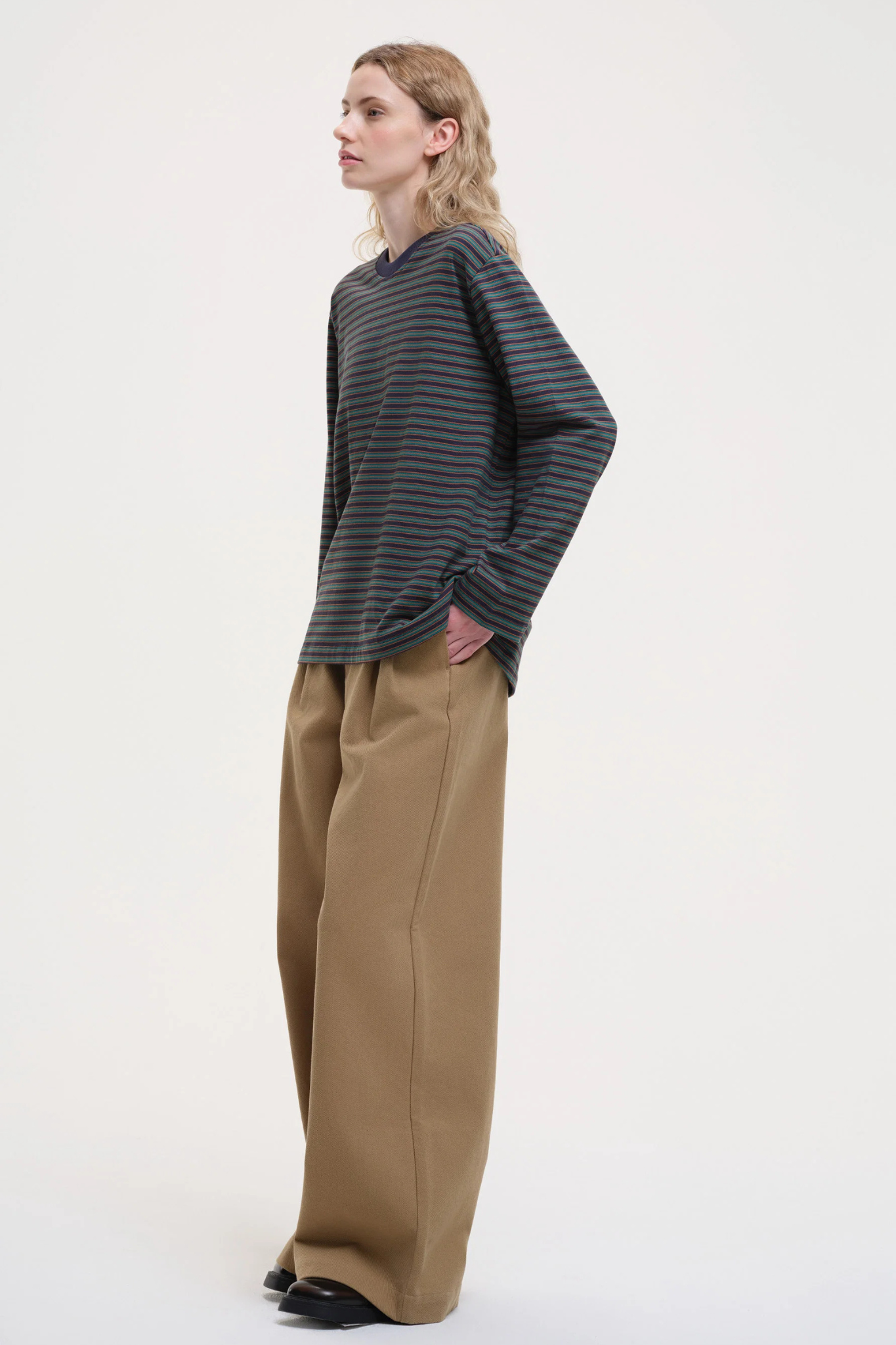 LEO STRIPE T-SHIRT - GREEN