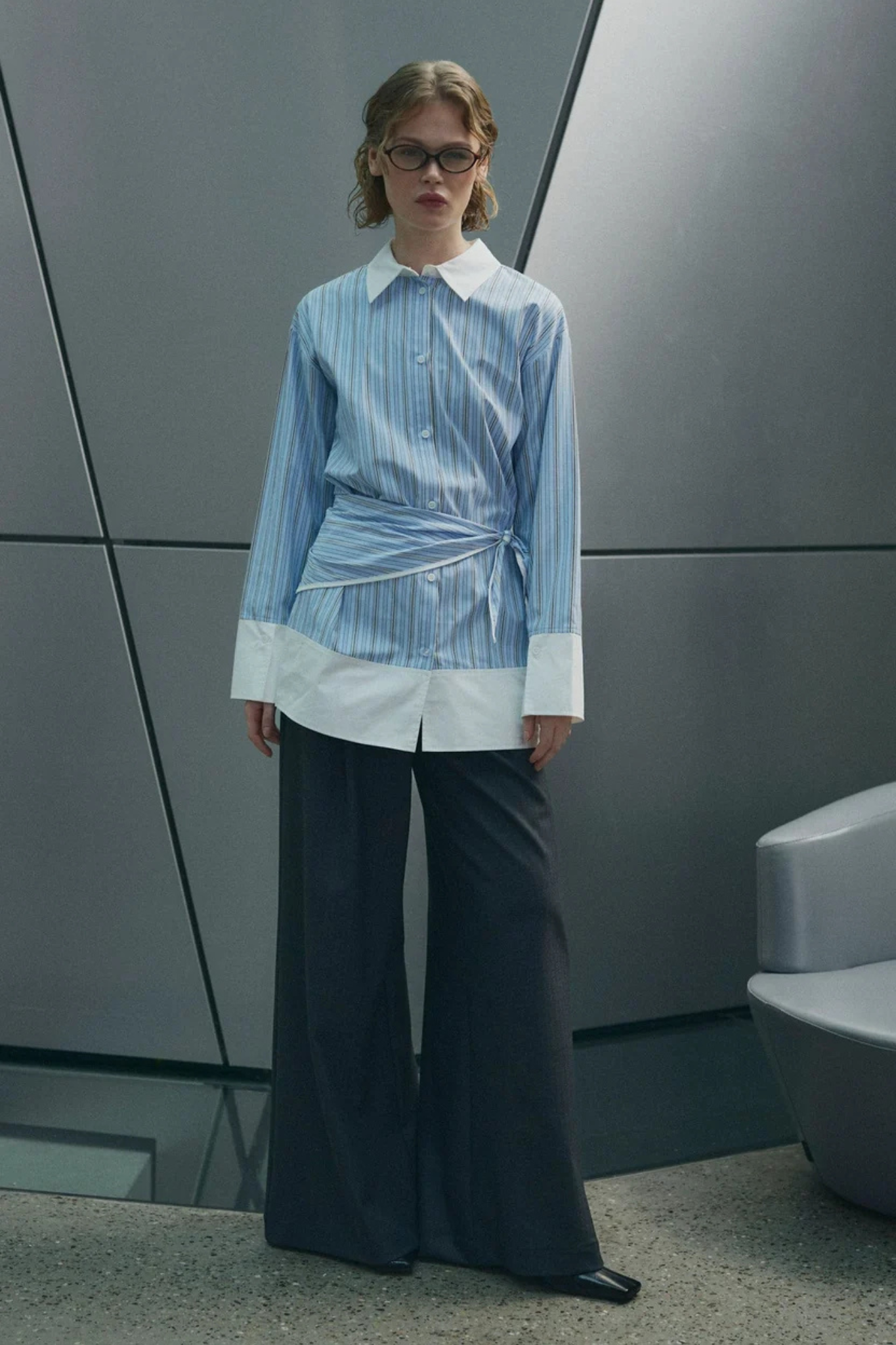 MARINELLE SHIRT - COETTA BLUE STRIPE