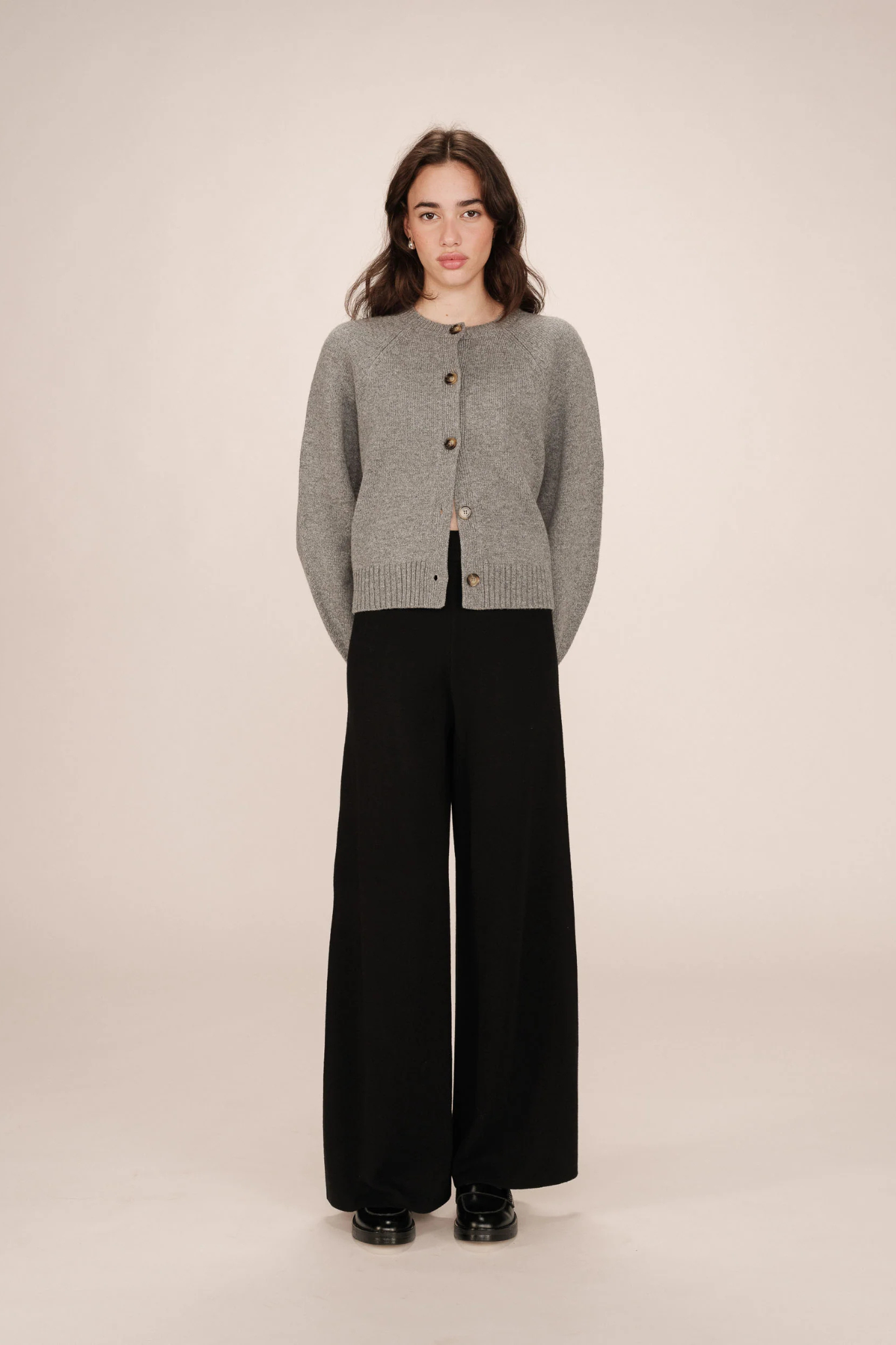 SAO KNIT PANTS - BLACK