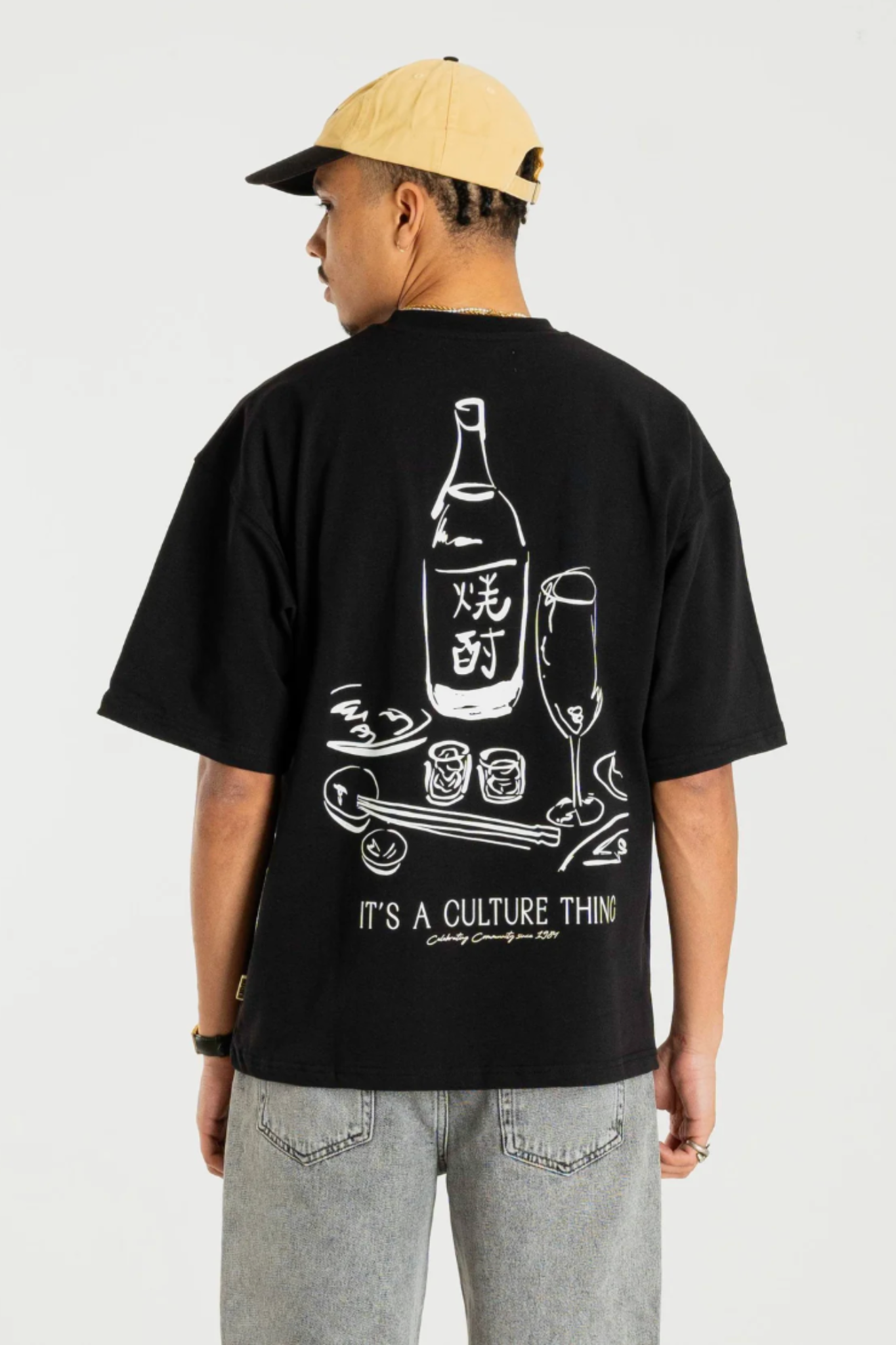 BEAM CULTURE T-SHIRT - BLACK