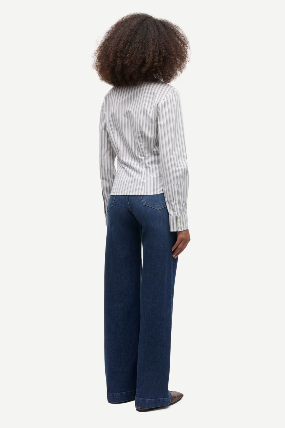 REBECCA TUCK JEANS  - PARIS BLUE COMFORT