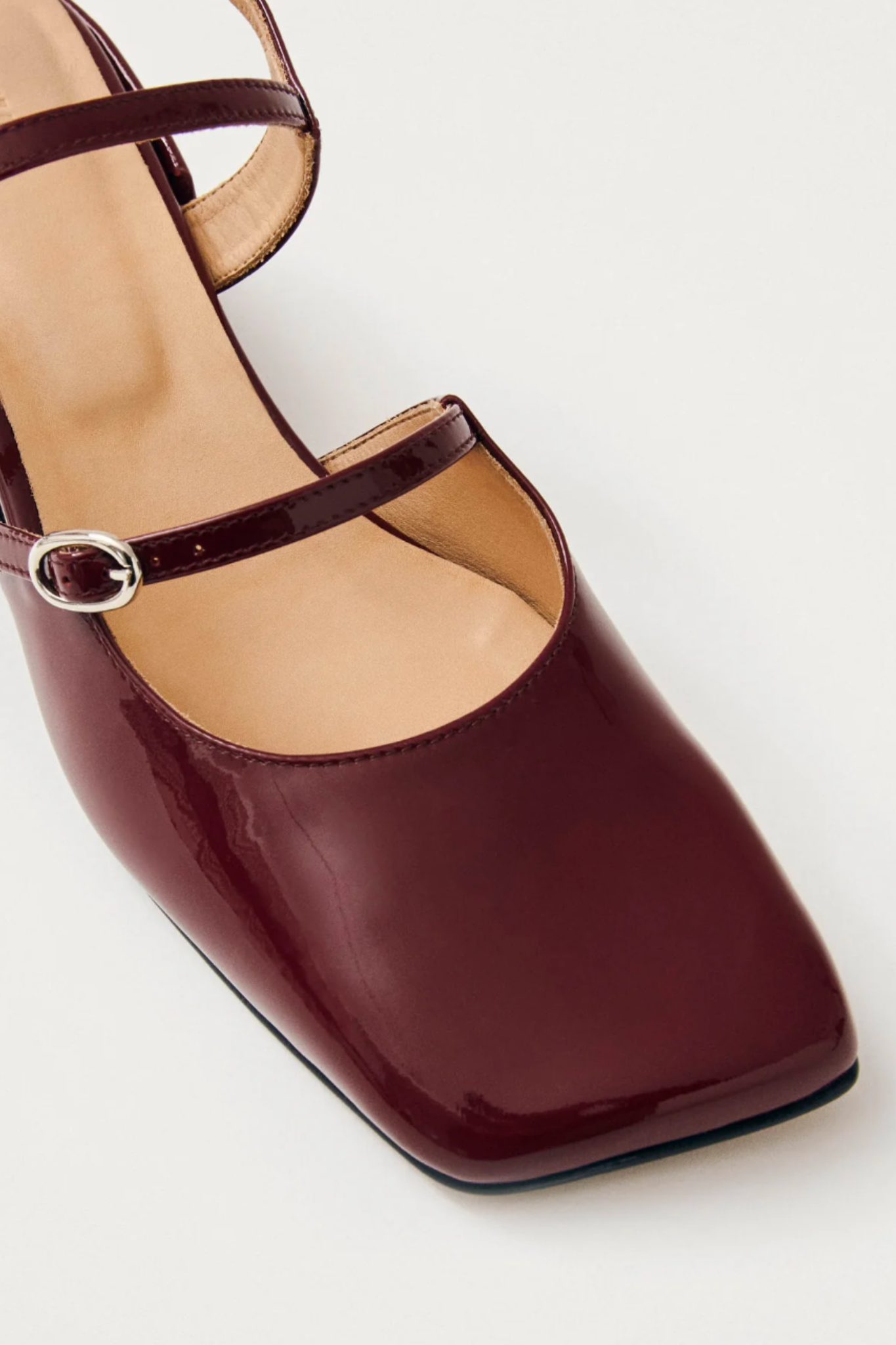 WITHNEE LEATHER PUMPS SHOES - ONIX BURGUNDY