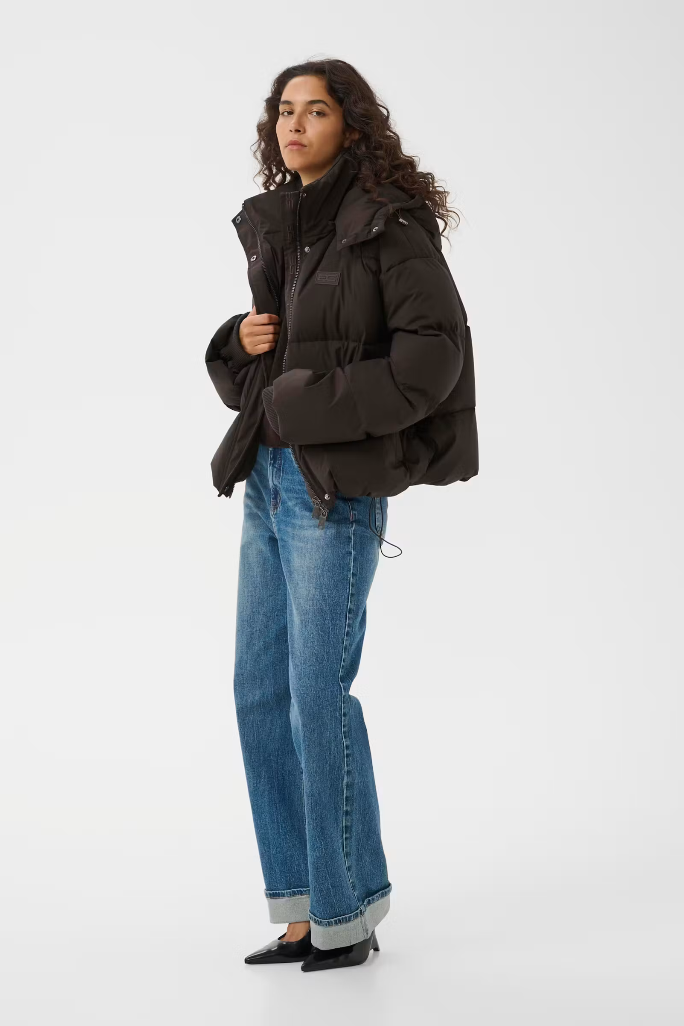 ROA SHORT PUFFER JACKET - GANACHE