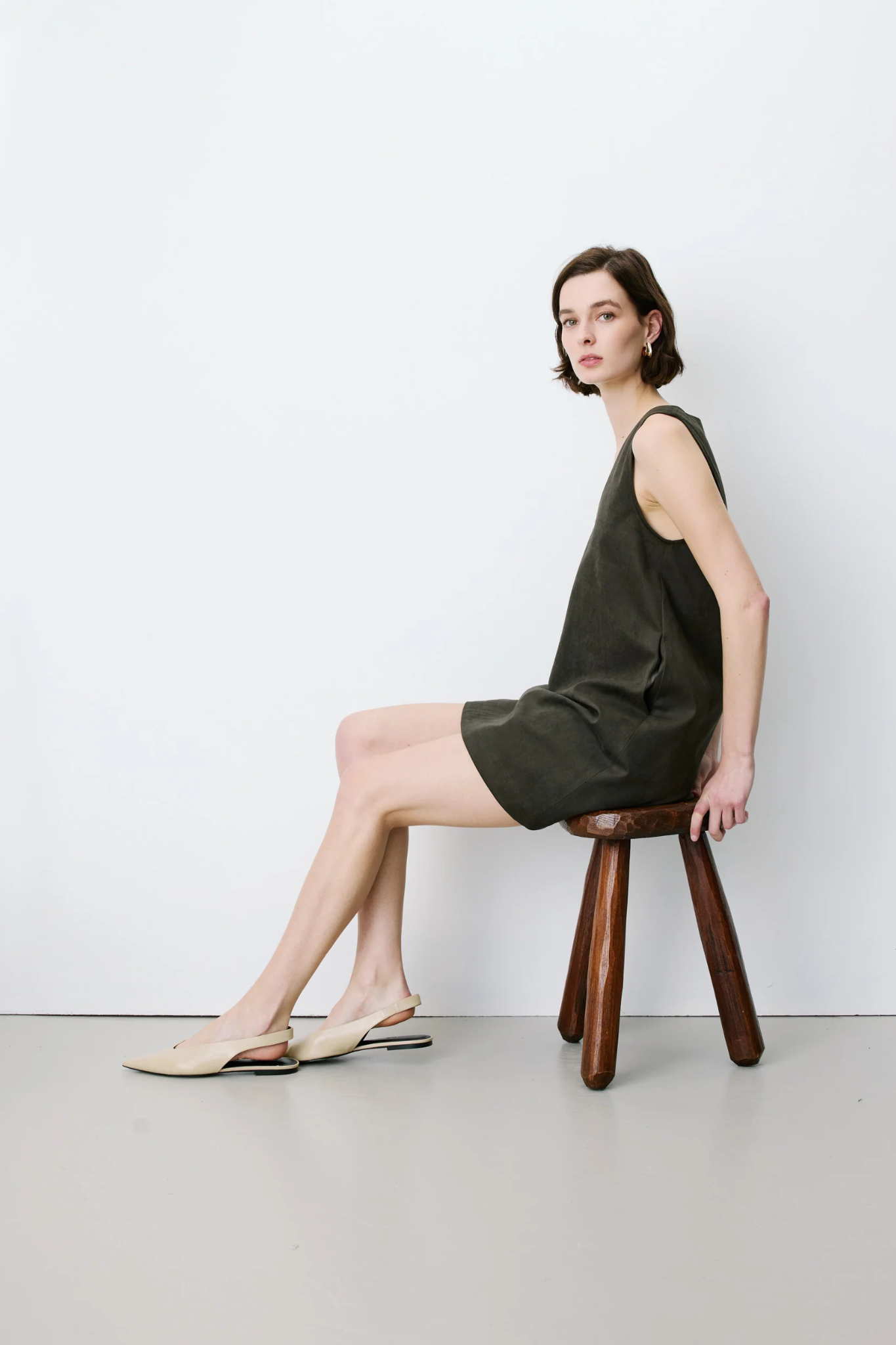 ANAYA DRESS - KHAKI