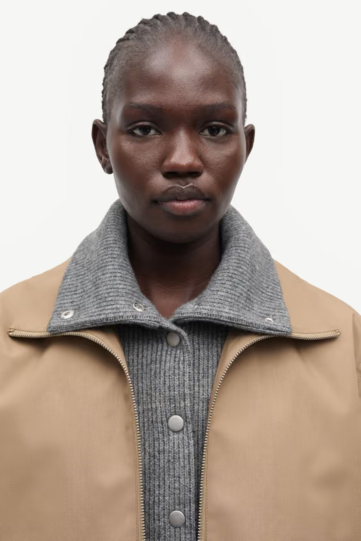 BIANCO JACKET - LEAD GREY