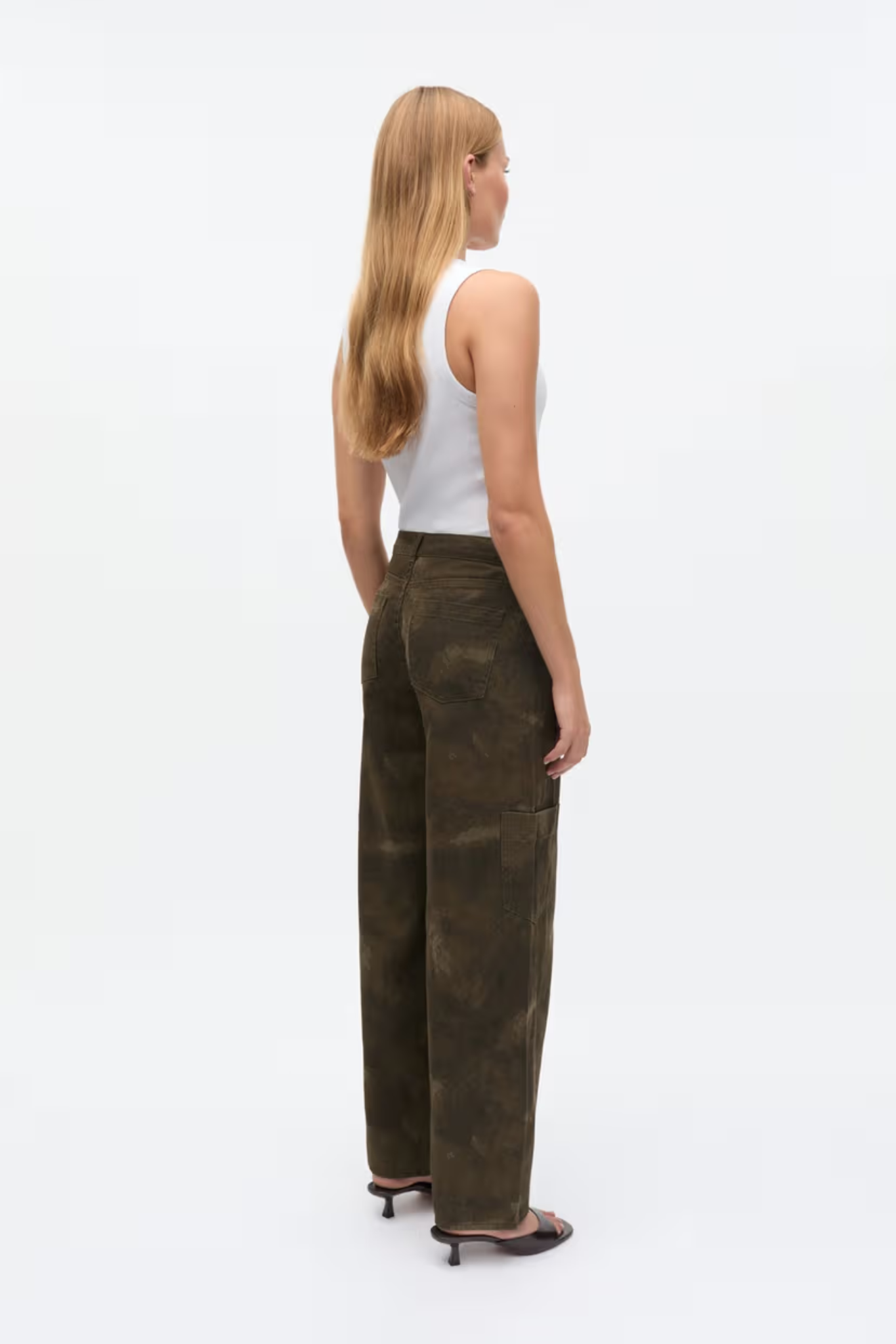 BILLA PANTS - SMOKEY OLIVE CAMO