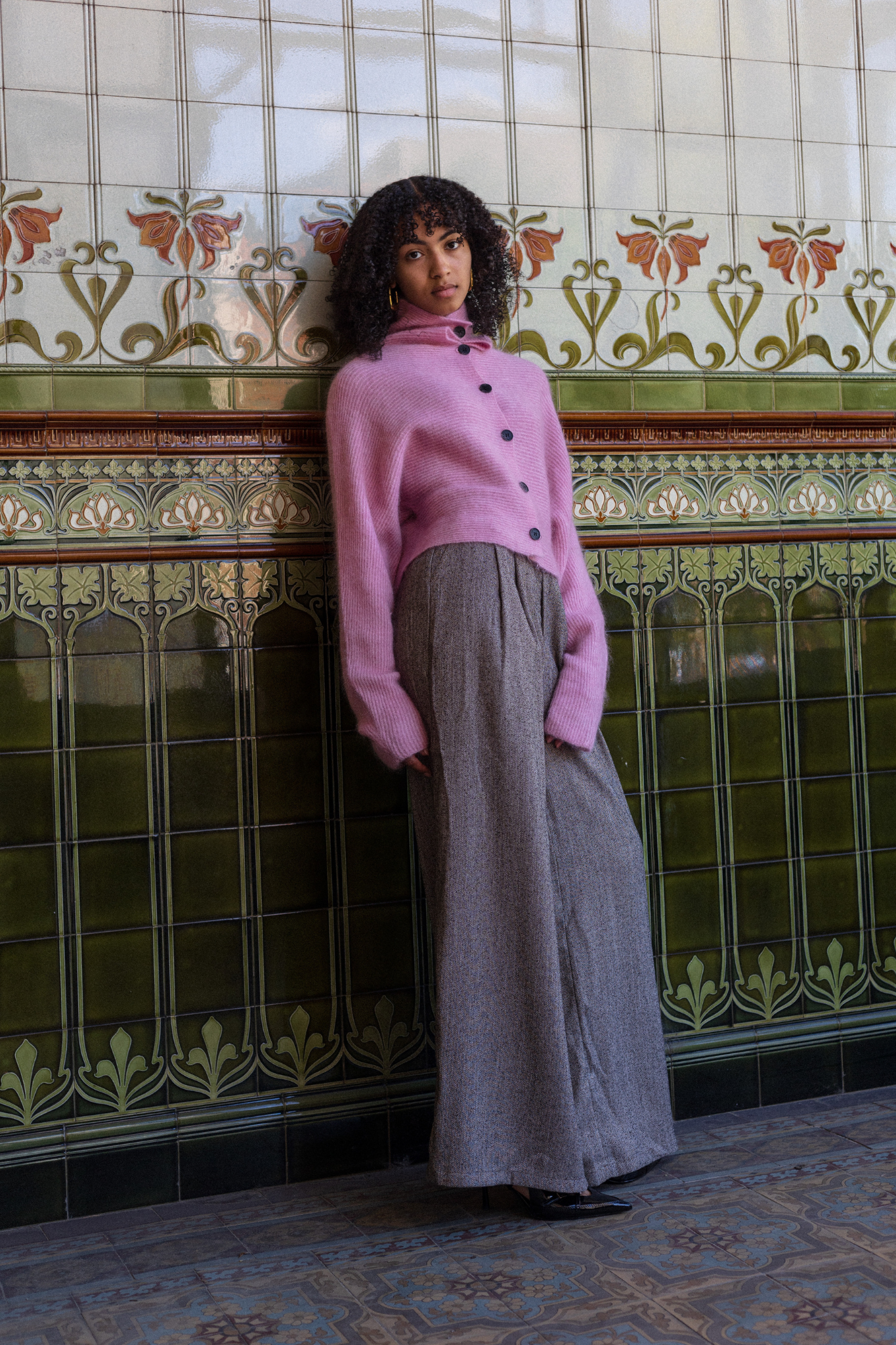 MORGANE CARDIGAN - ROSE