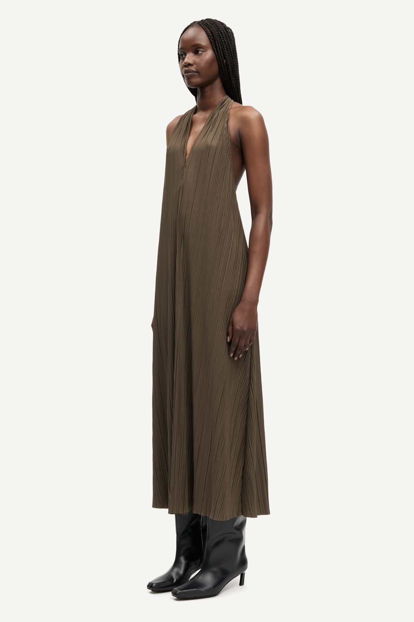 CILLE DRESS - MAJOR BROWN