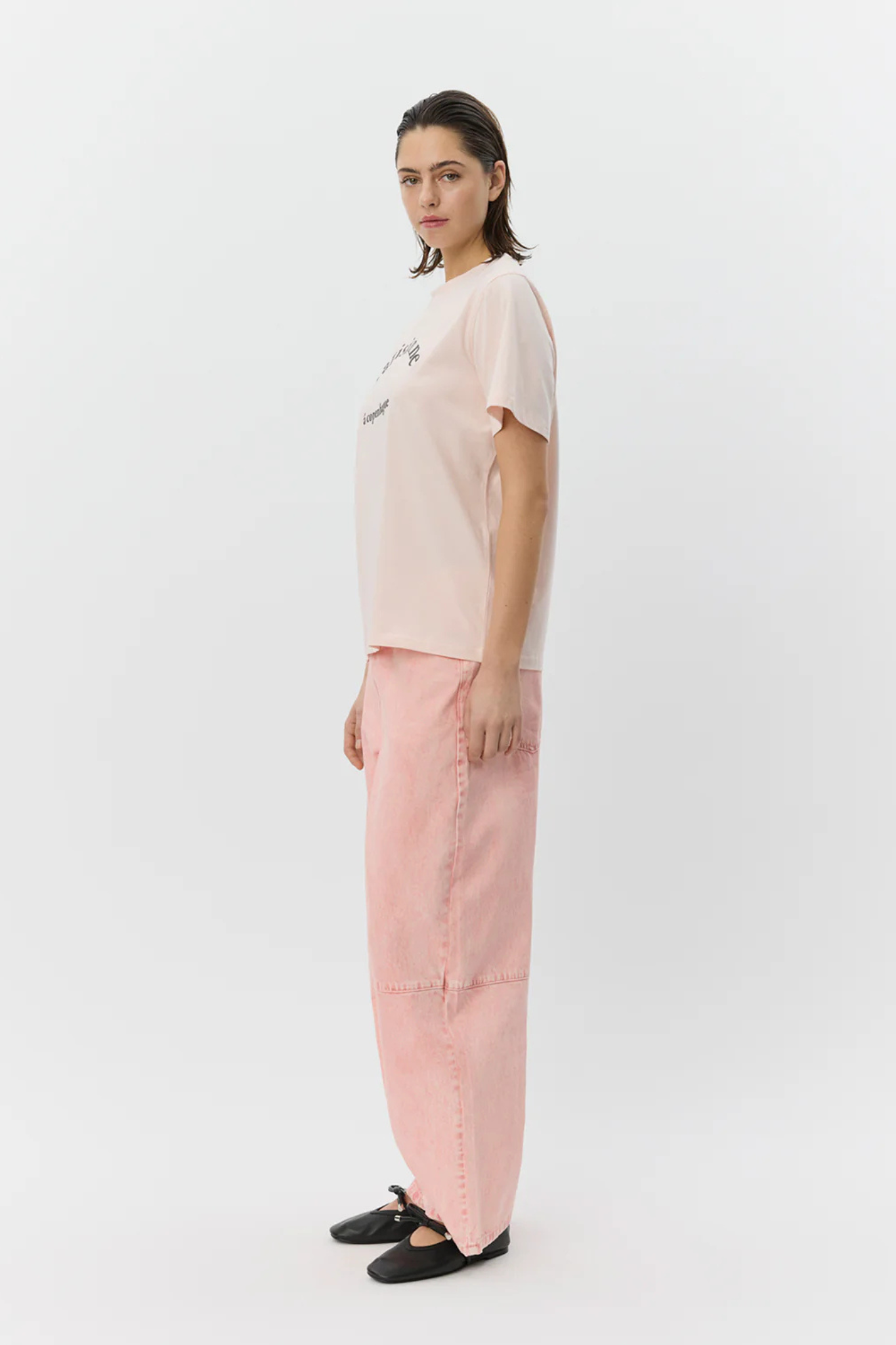 TRINIDAD TAPERED JEANS - LIGHT ROSE